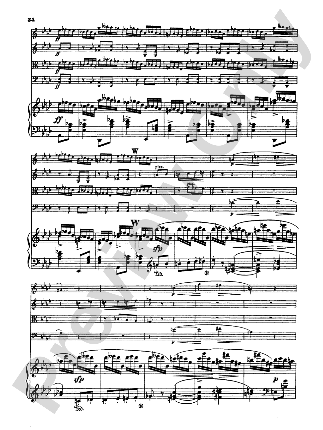 Schumann: Quintet in E flat Major, Op. 44: String Quintet Book