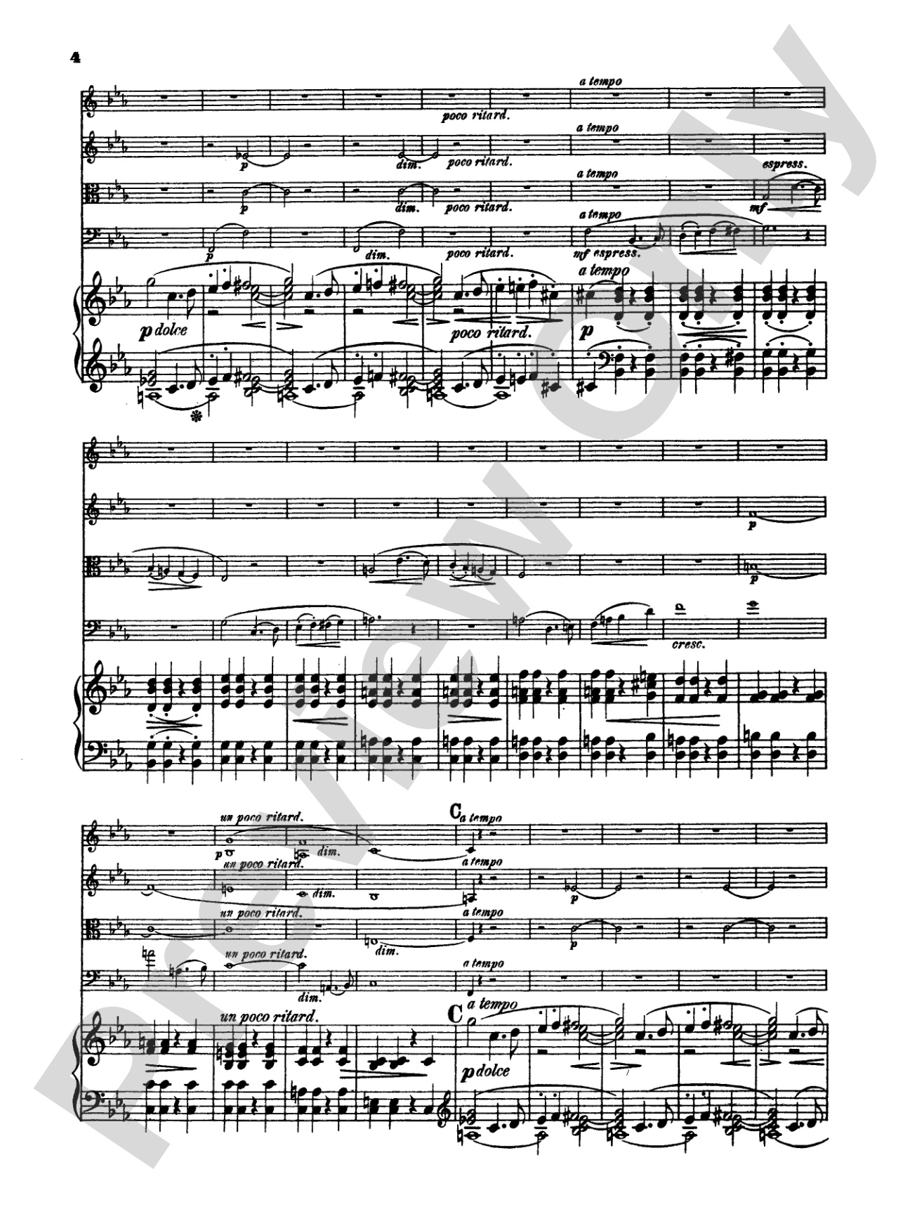 Schumann: Quintet in E flat Major, Op. 44: String Quintet Book