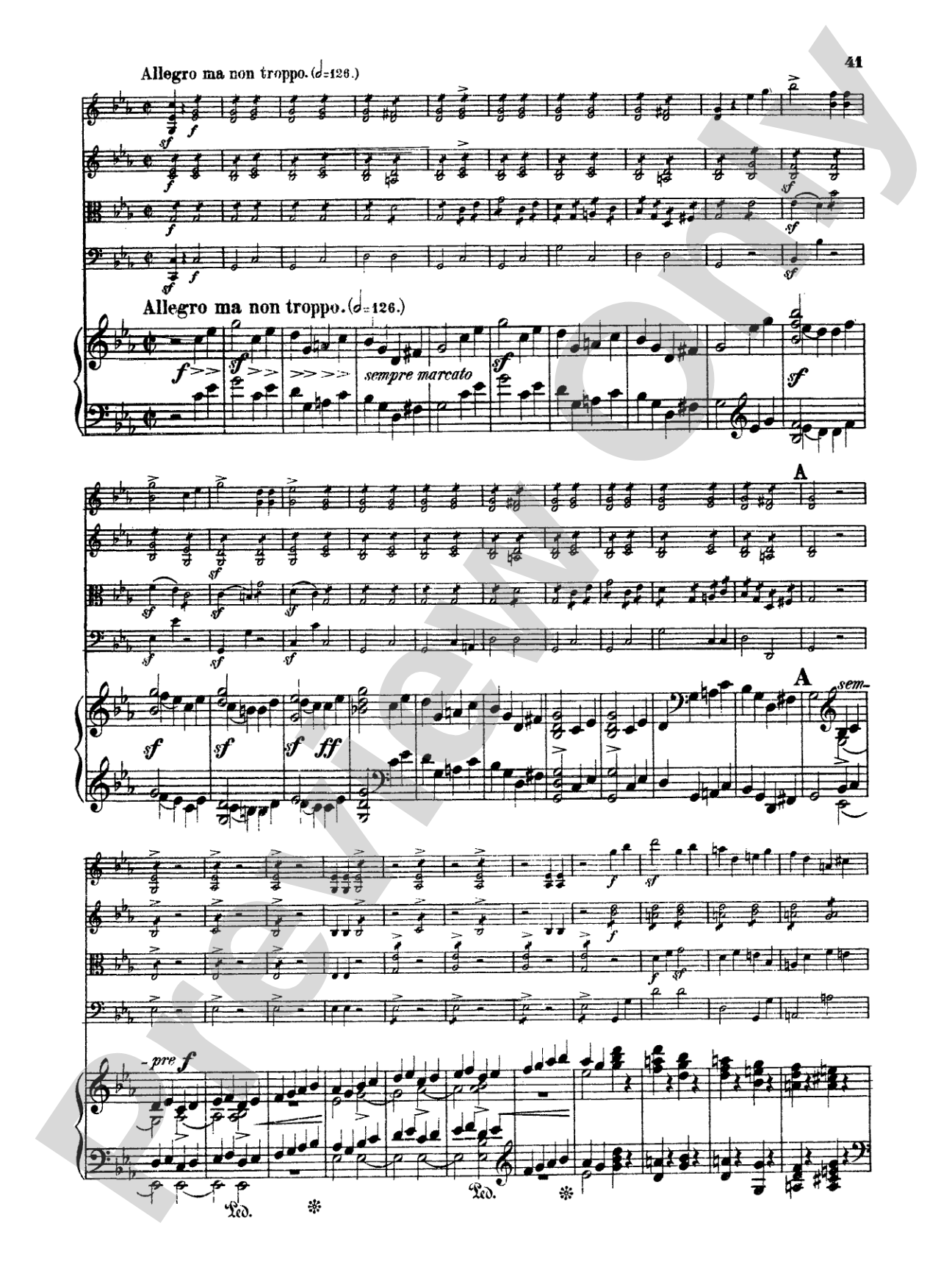 Schumann: Quintet in E flat Major, Op. 44: String Quintet Book