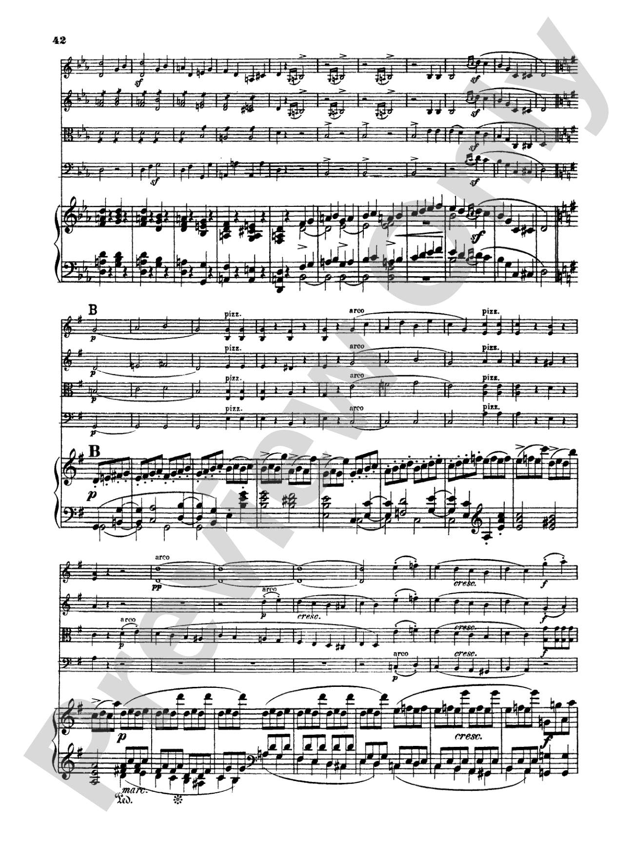 Schumann: Quintet in E flat Major, Op. 44: String Quintet Book