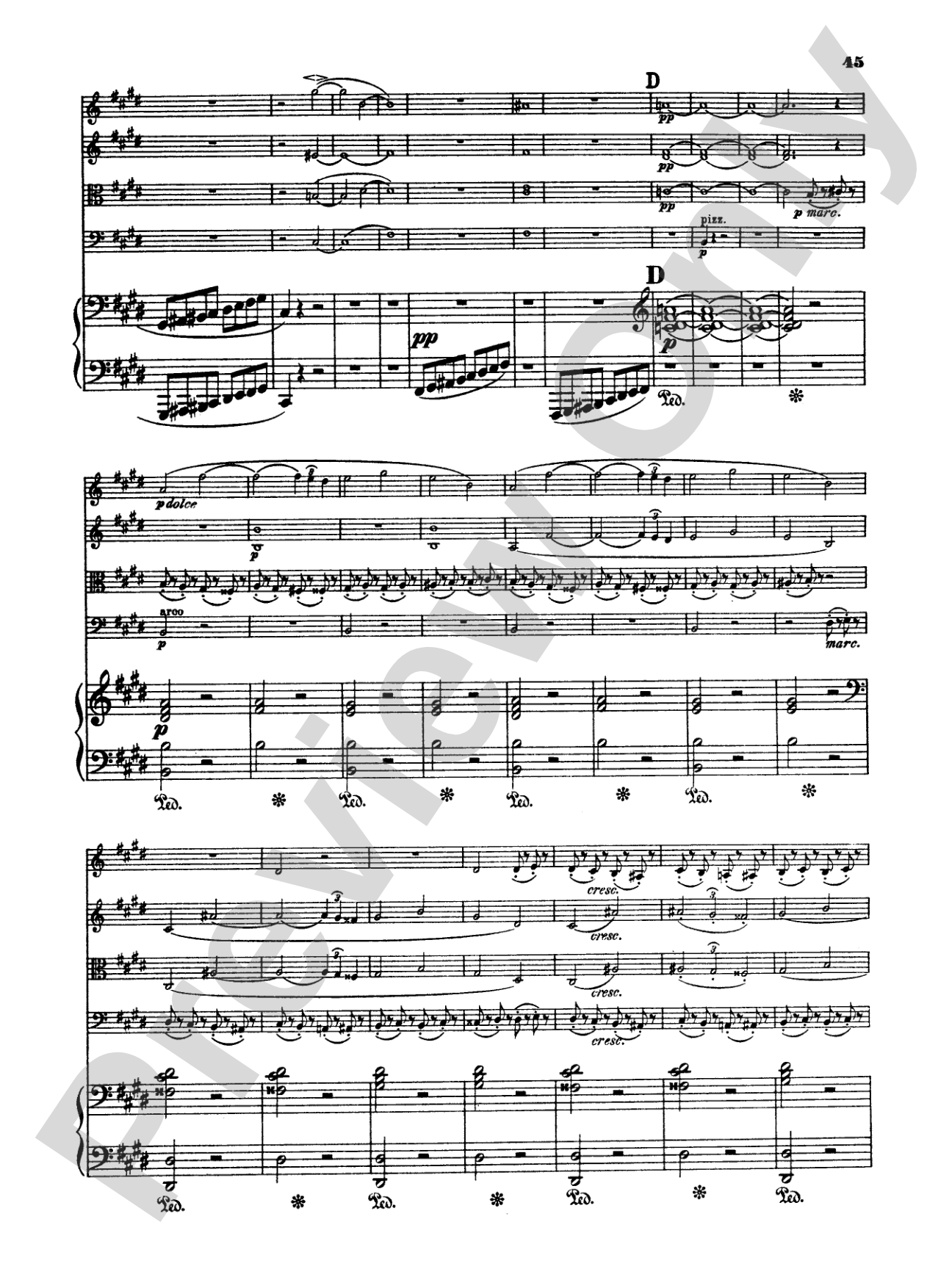 Schumann: Quintet in E flat Major, Op. 44: String Quintet Book
