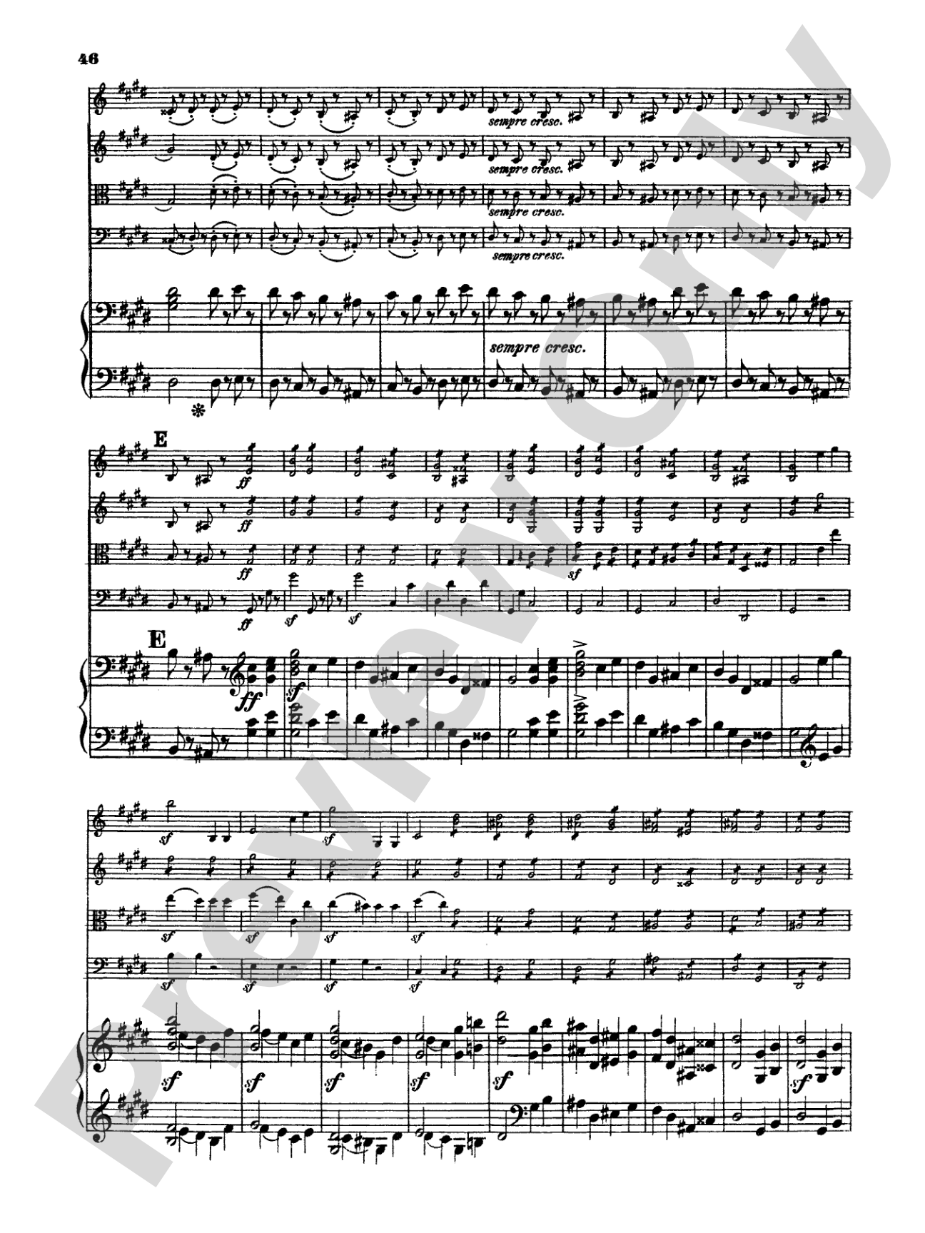 Schumann: Quintet in E flat Major, Op. 44: String Quintet Book