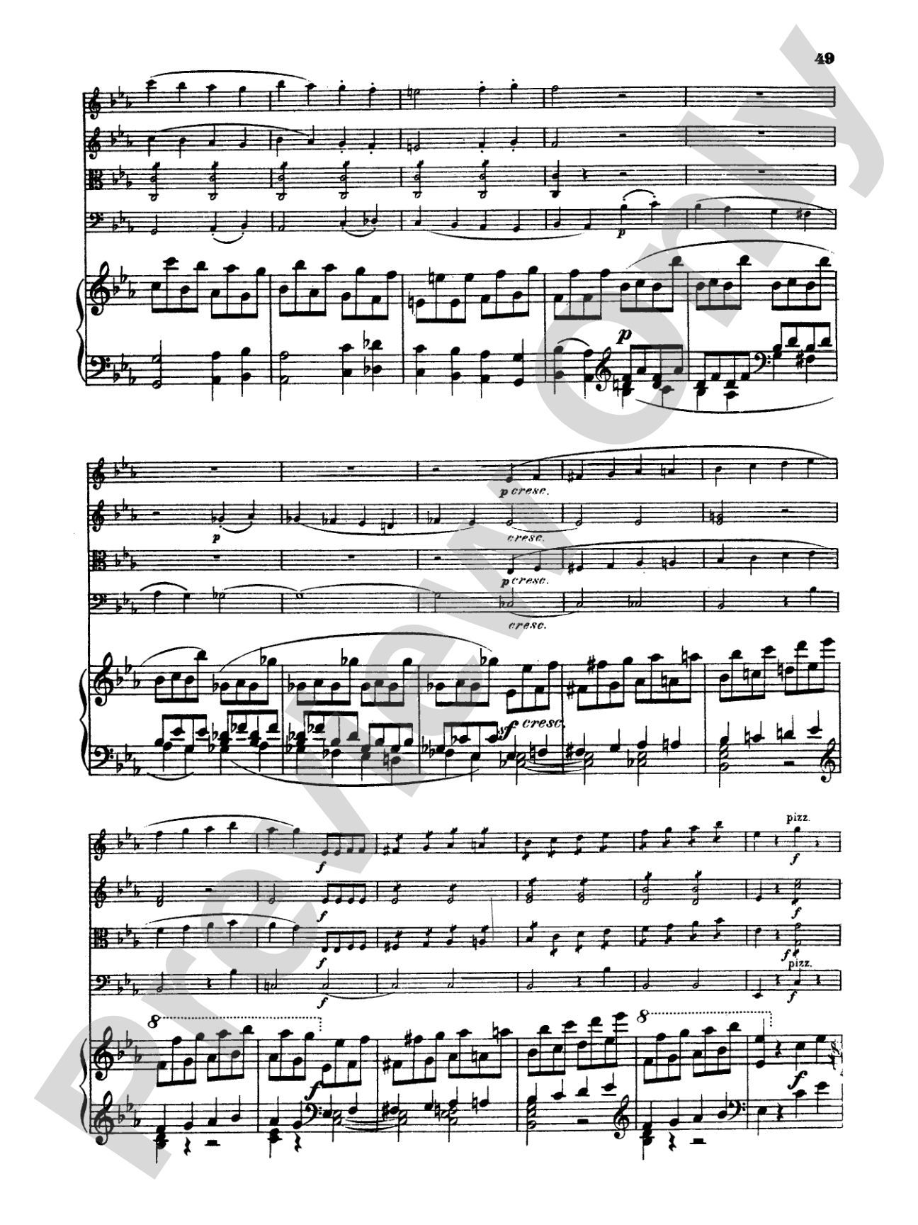 Schumann: Quintet in E flat Major, Op. 44: String Quintet Book