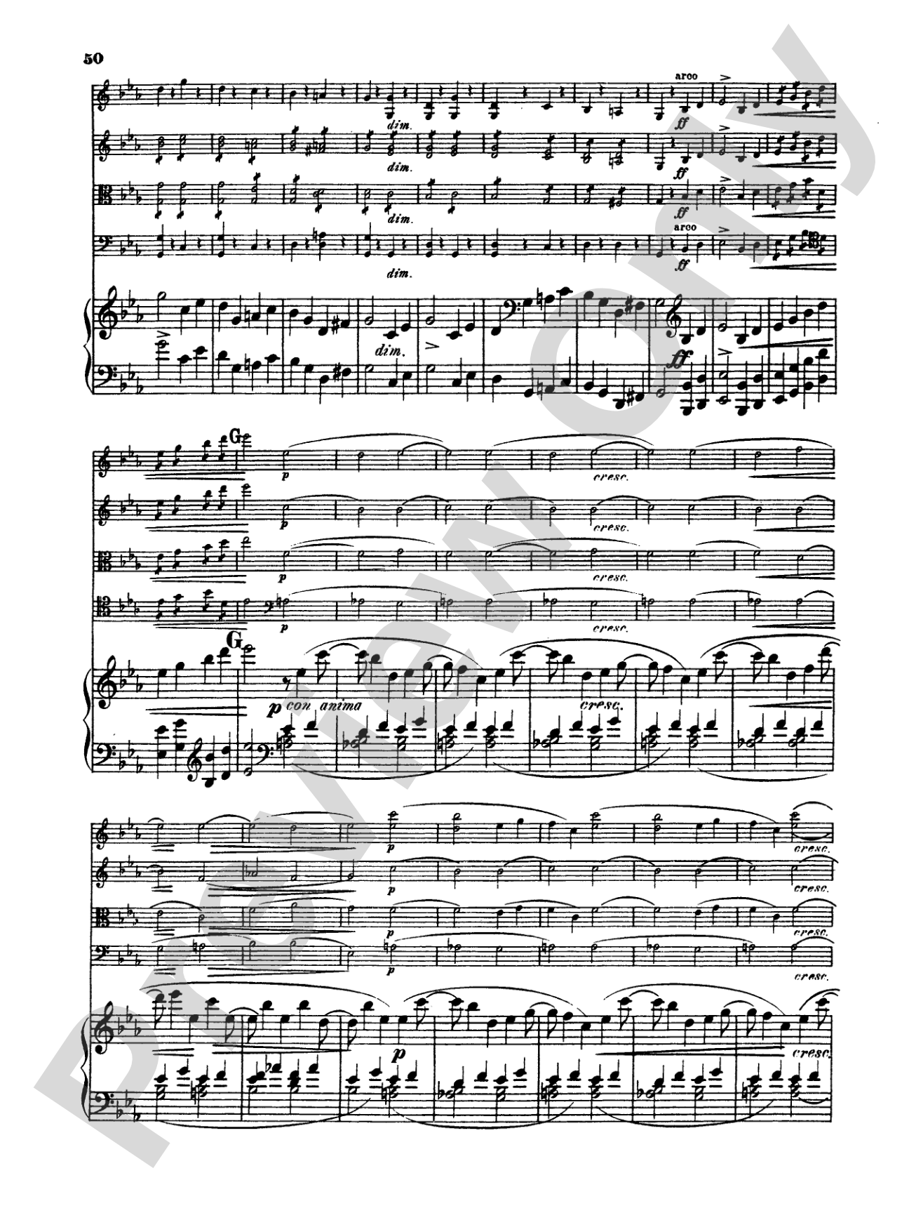 Schumann: Quintet in E flat Major, Op. 44: String Quintet Book