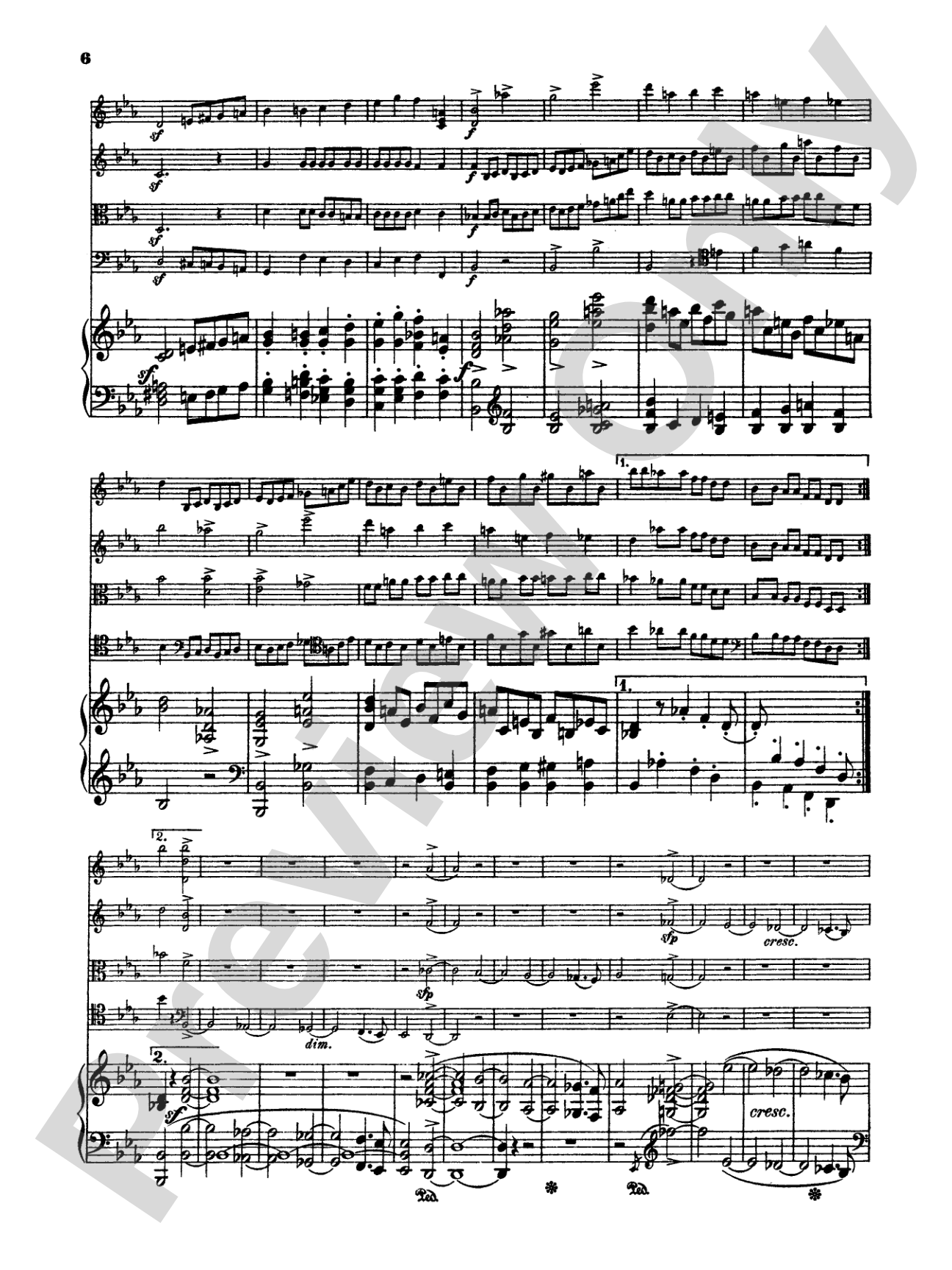 Schumann: Quintet in E flat Major, Op. 44: String Quintet Book