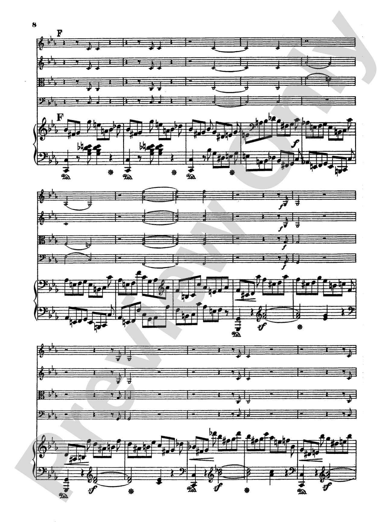 Schumann: Quintet in E flat Major, Op. 44: String Quintet Book