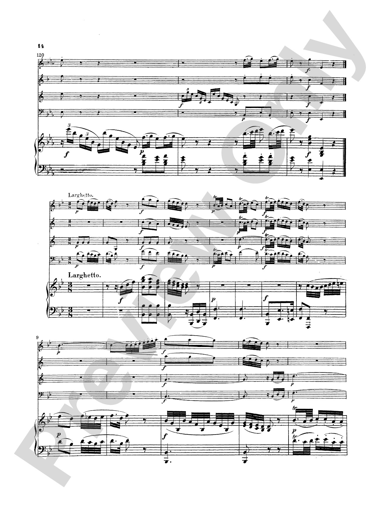 Mozart: Quintet, in E flat Major (K. 454): Chamber Quintet Book
