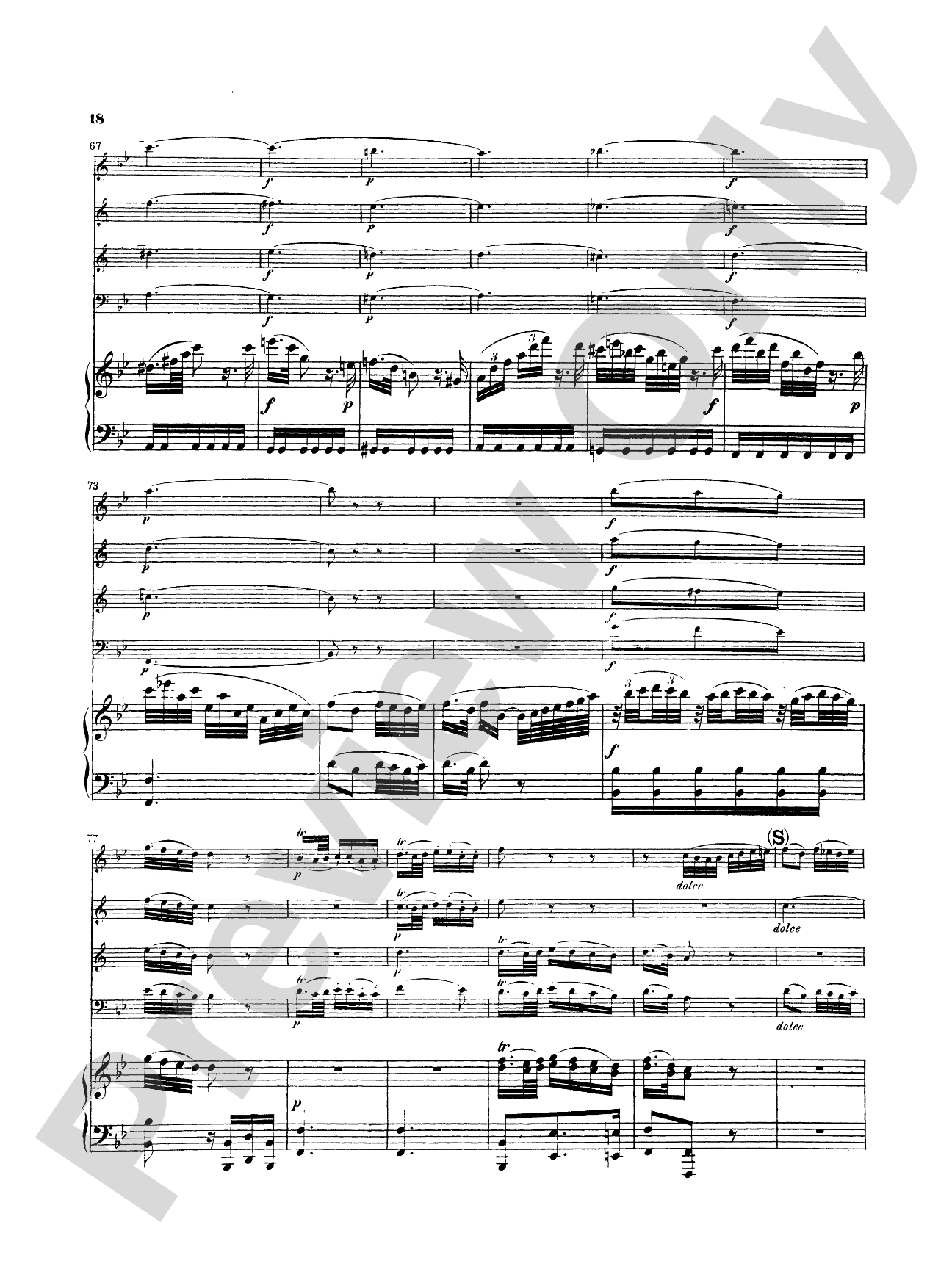 Mozart: Quintet, in E flat Major (K. 454): Chamber Quintet Book