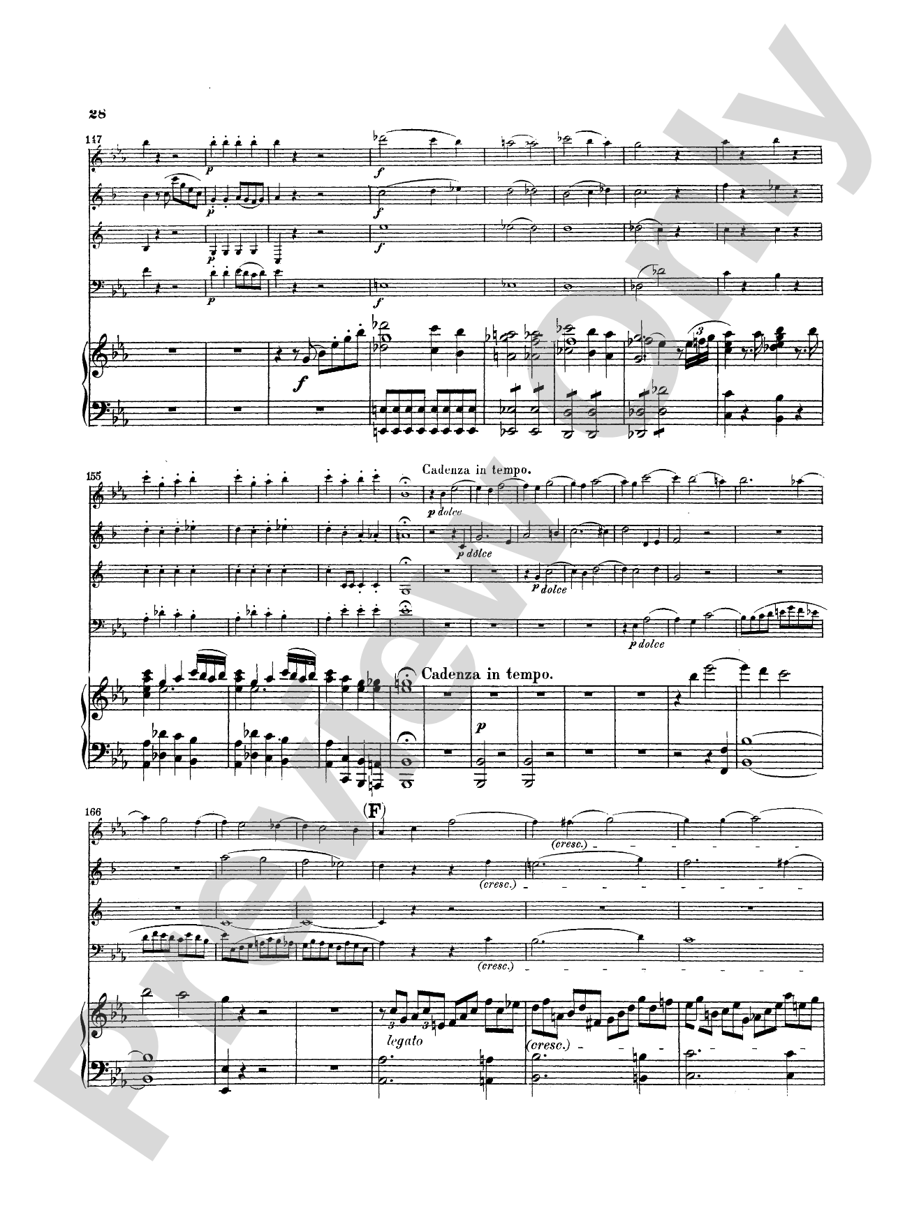 Mozart: Quintet, in E flat Major (K. 454): Chamber Quintet Book