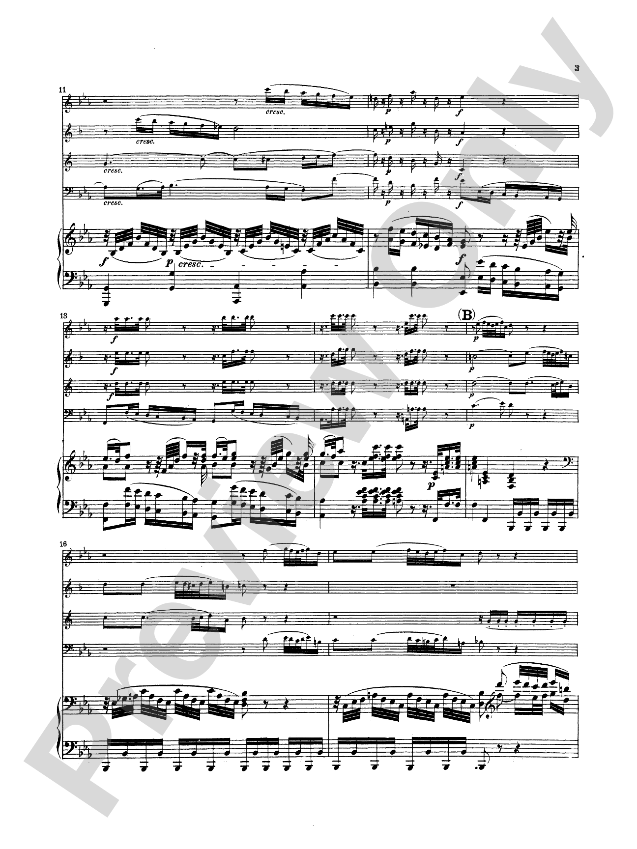 Mozart: Quintet, in E flat Major (K. 454): Chamber Quintet Book