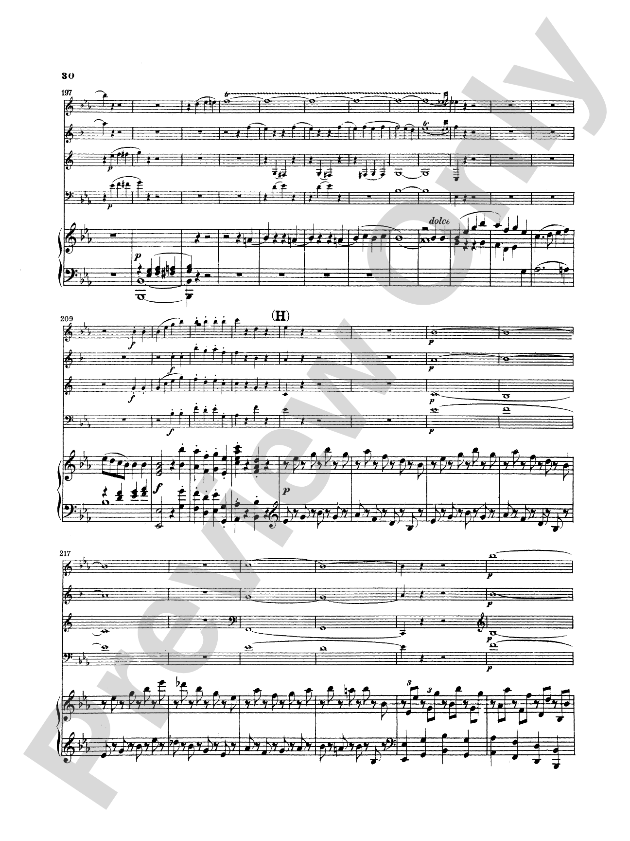 Mozart: Quintet, in E flat Major (K. 454): Chamber Quintet Book