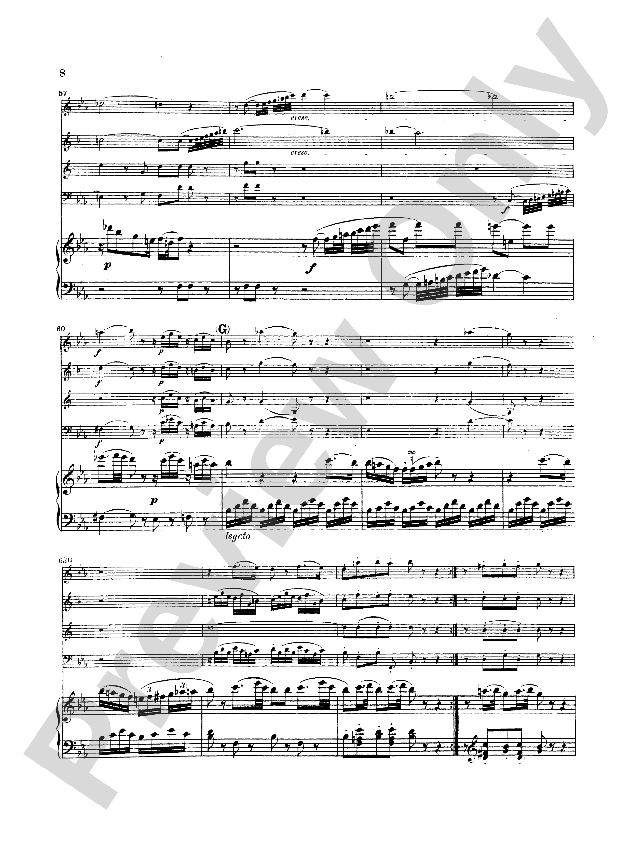 Mozart: Quintet, in E flat Major (K. 454): Chamber Quintet Book