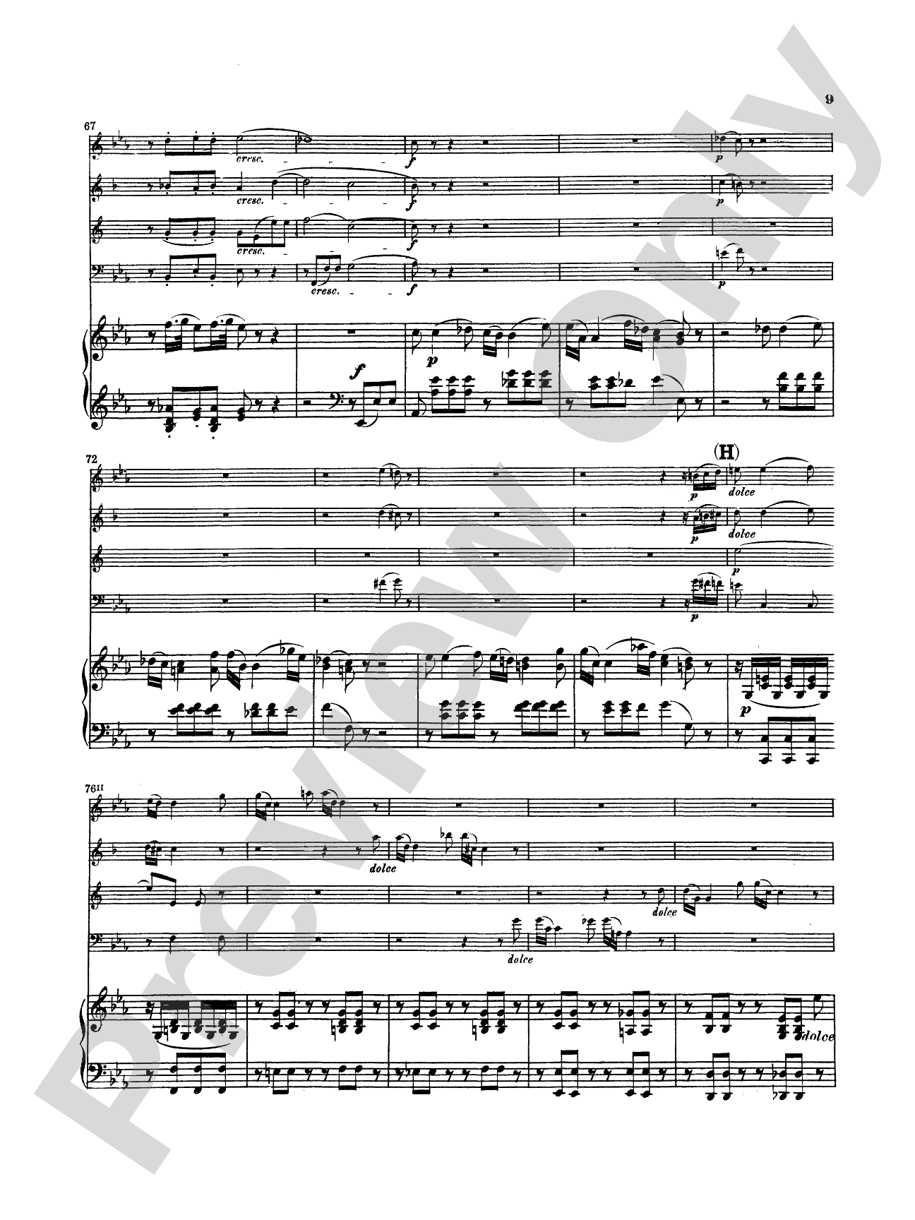Mozart: Quintet, in E flat Major (K. 454): Chamber Quintet Book