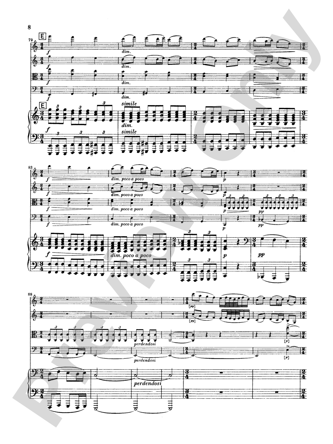Borodin: Quintet in C Minor: String Quintet Book