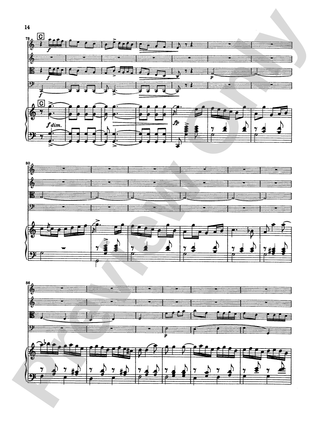 Borodin: Quintet in C Minor: String Quintet Book