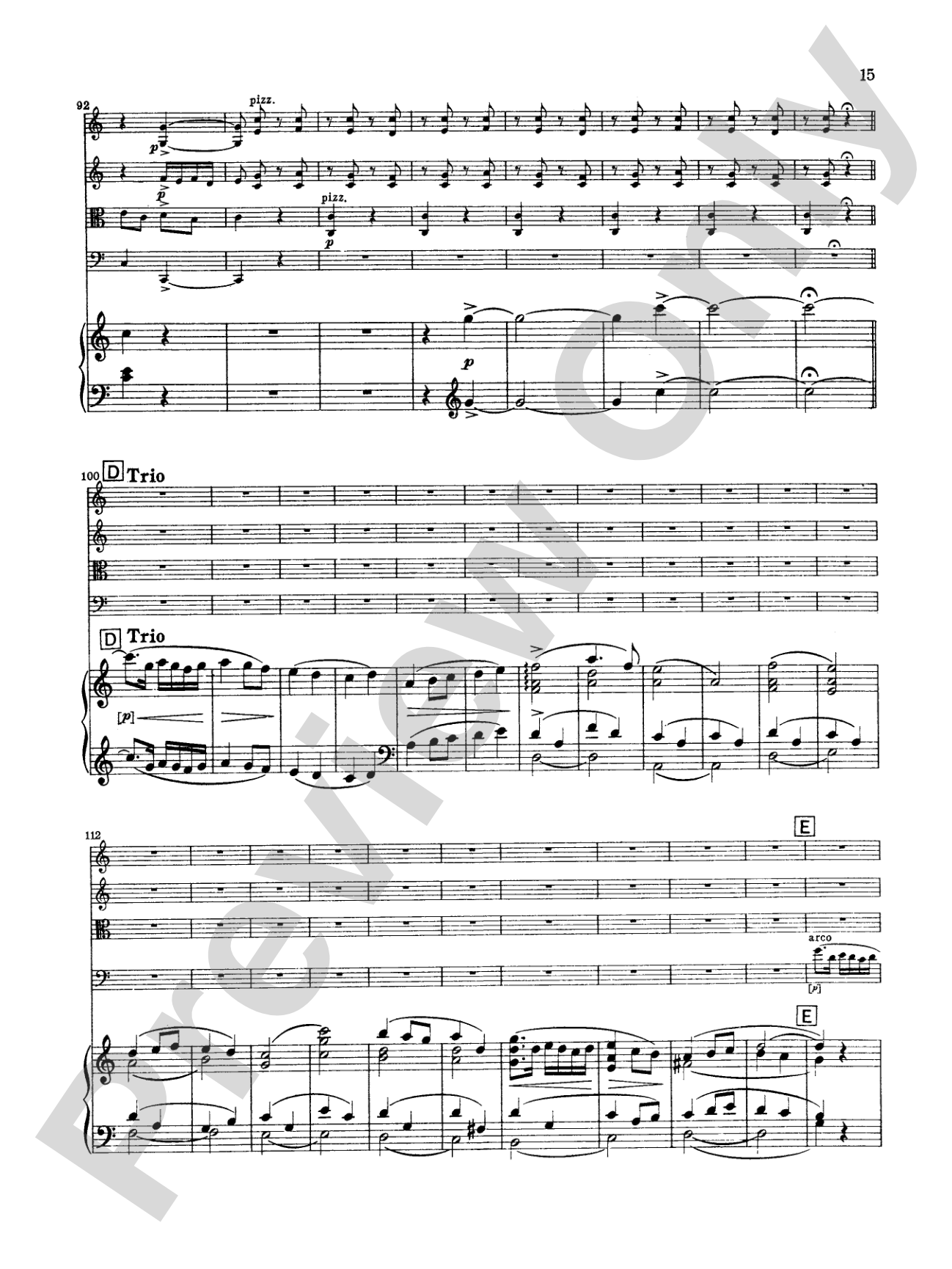 Borodin: Quintet in C Minor: String Quintet Book