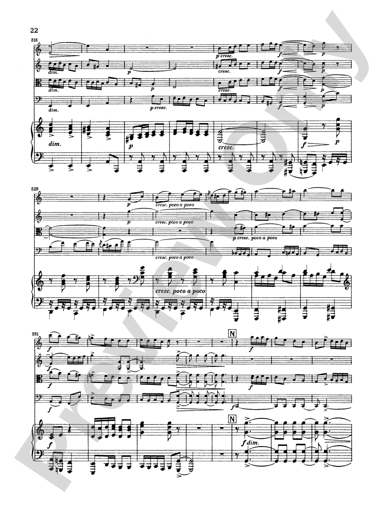 Borodin: Quintet in C Minor: String Quintet Book