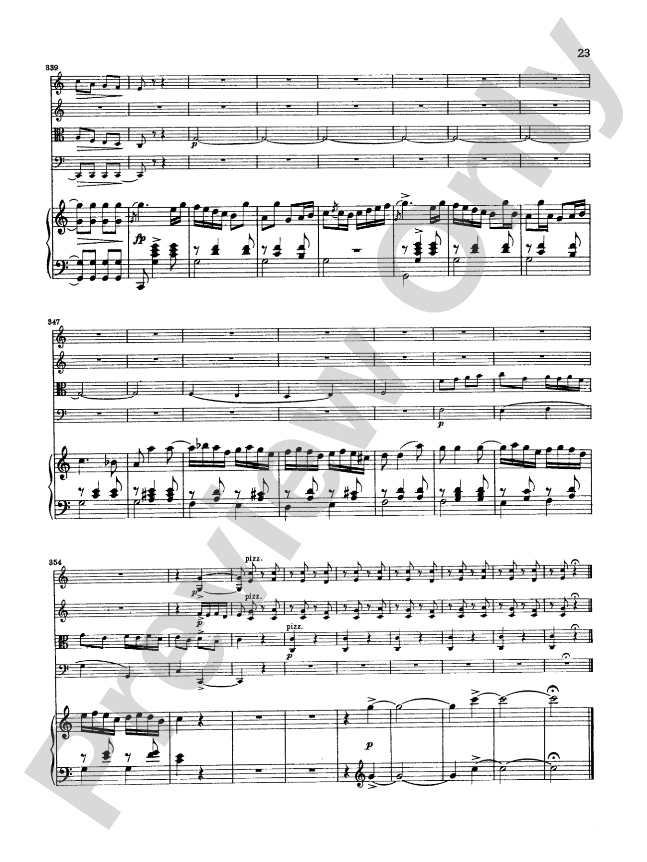 Borodin: Quintet in C Minor: String Quintet Book