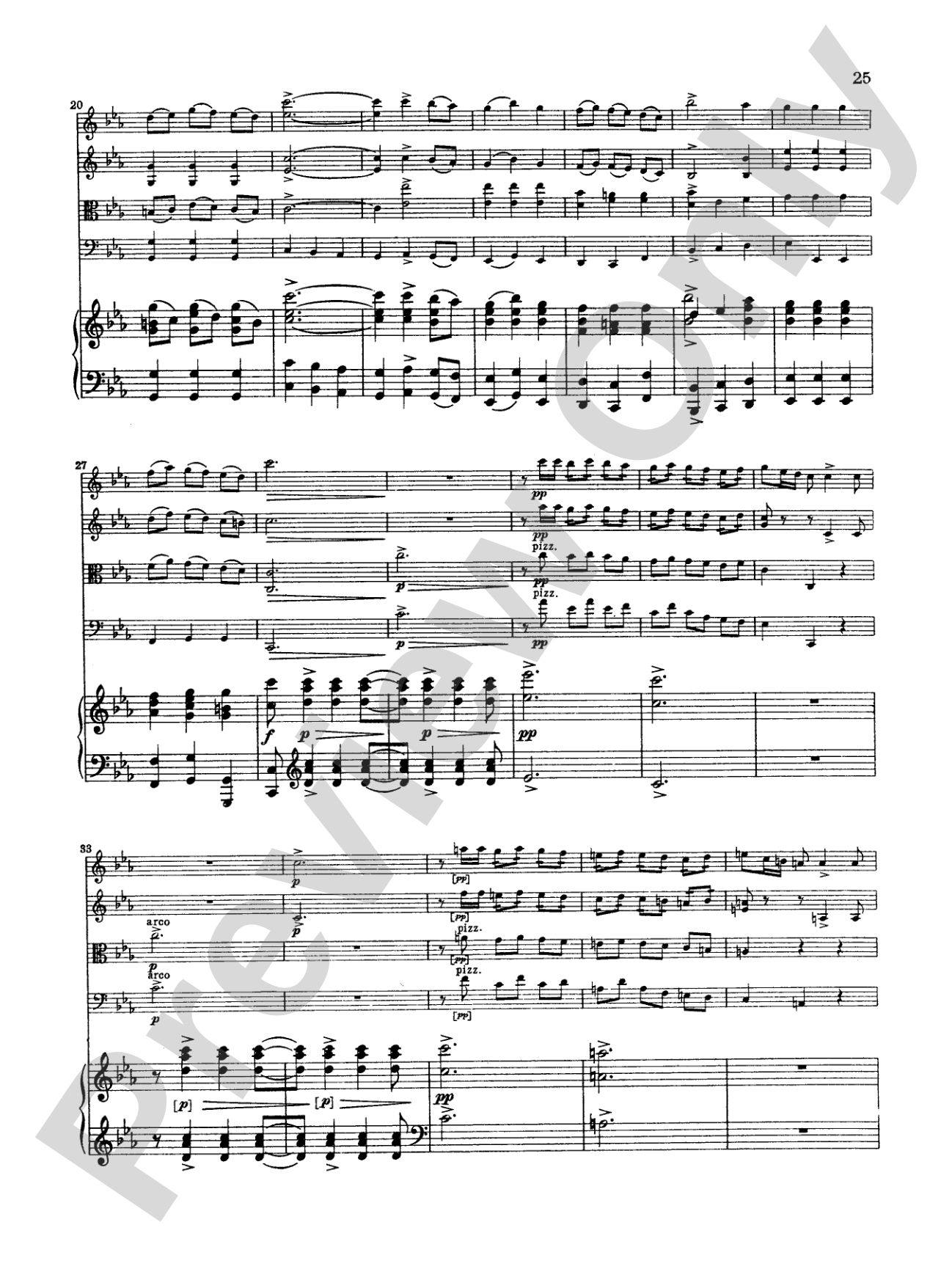 Borodin: Quintet in C Minor: String Quintet Book