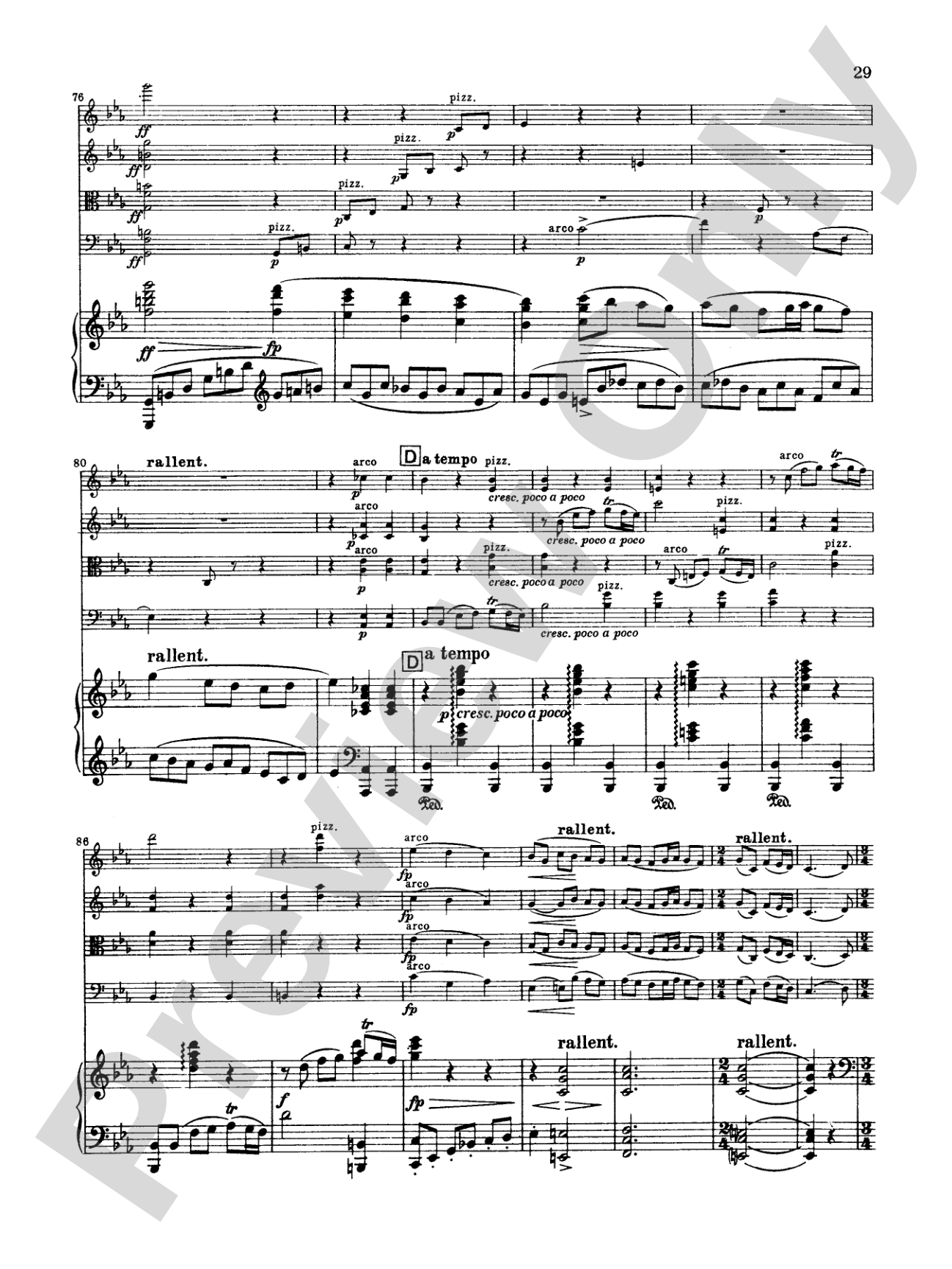 Borodin: Quintet in C Minor: String Quintet Book