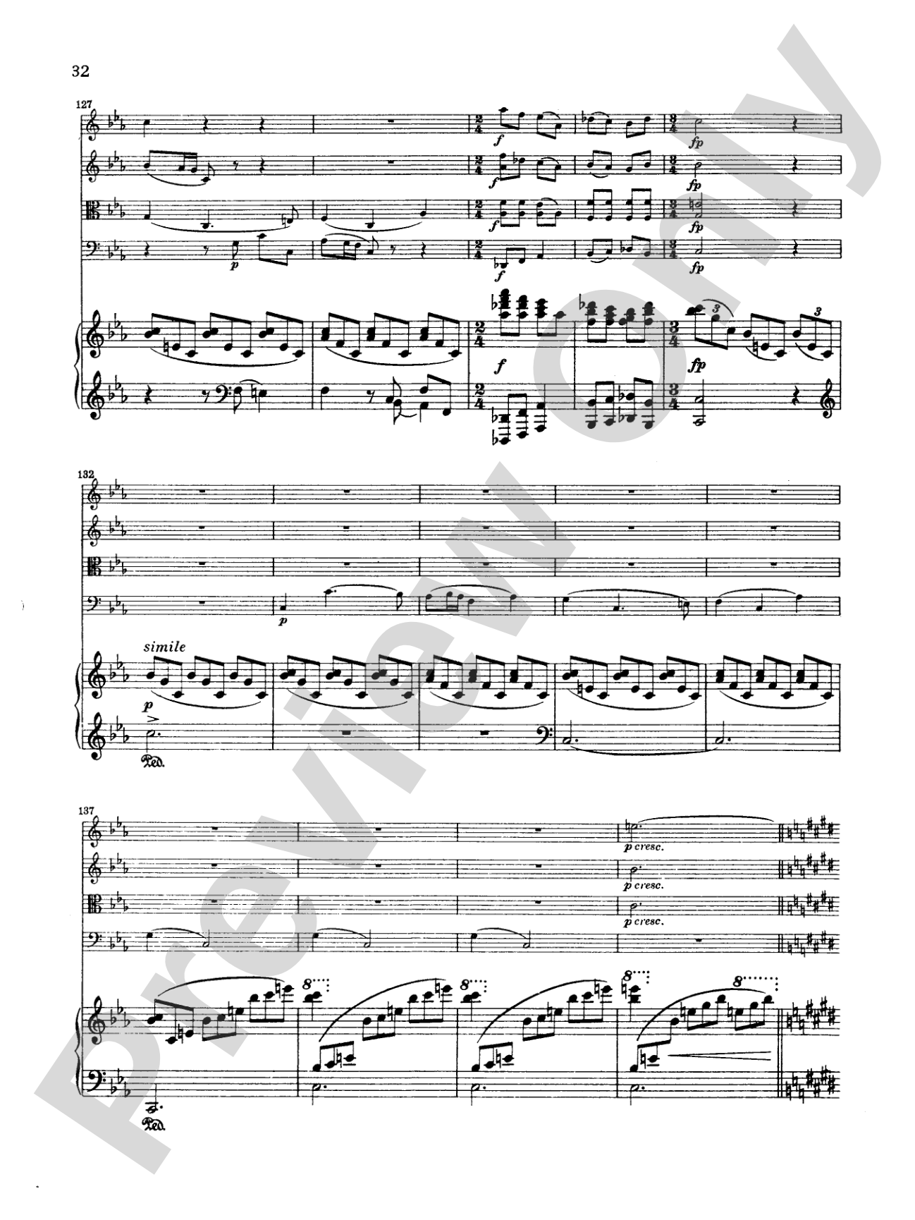Borodin: Quintet in C Minor: String Quintet Book