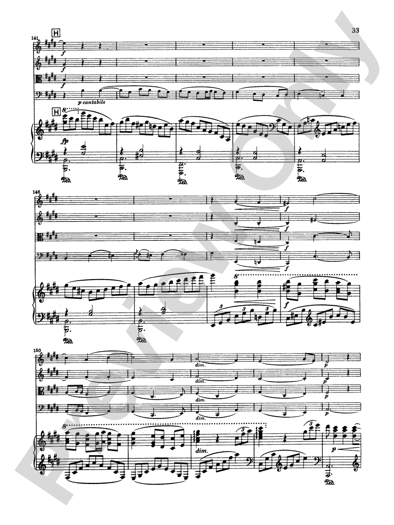 Borodin: Quintet in C Minor: String Quintet Book
