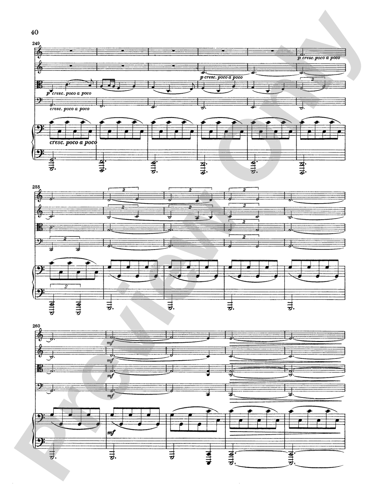 Borodin: Quintet in C Minor: String Quintet Book
