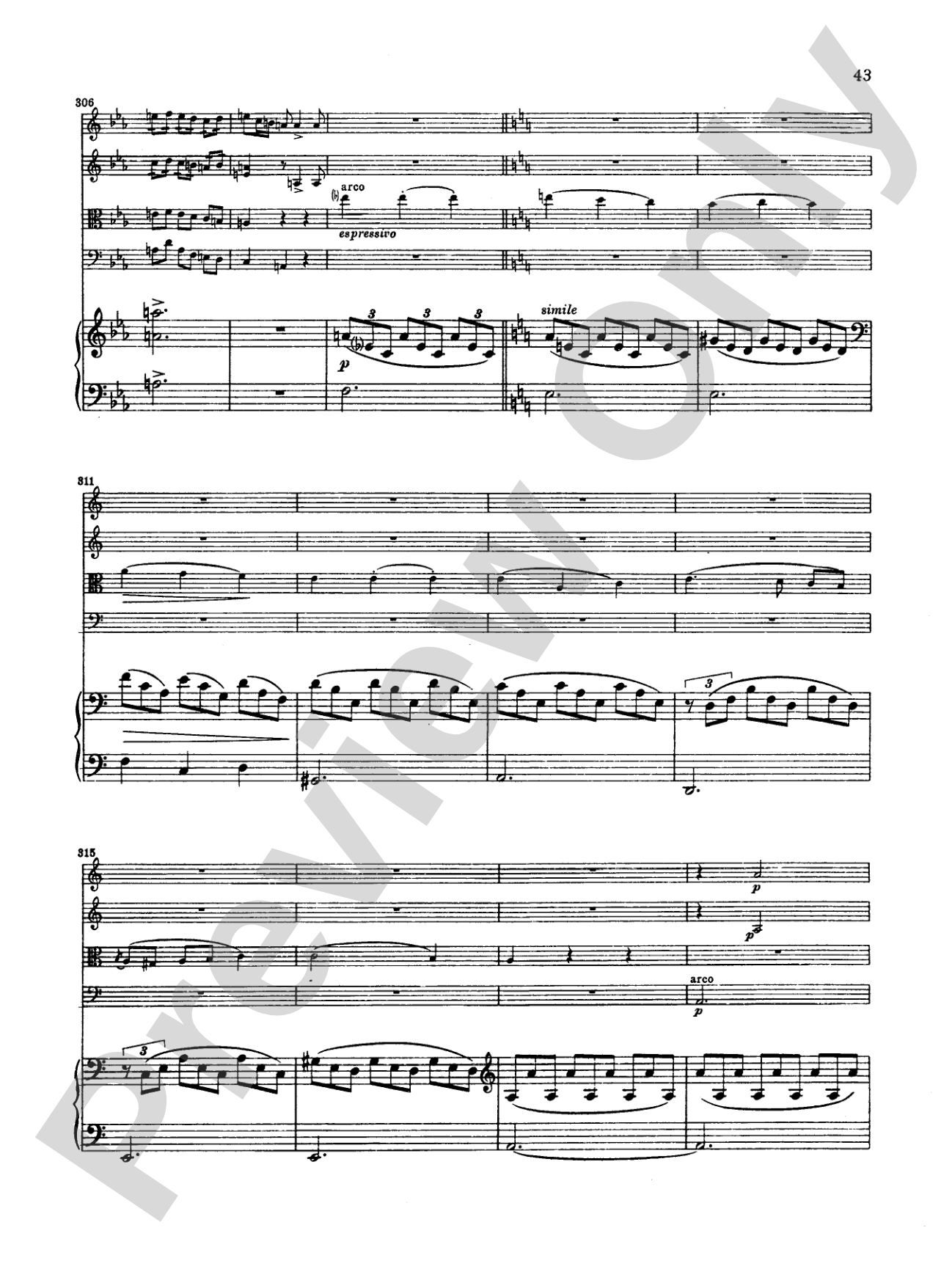 Borodin: Quintet in C Minor: String Quintet Book
