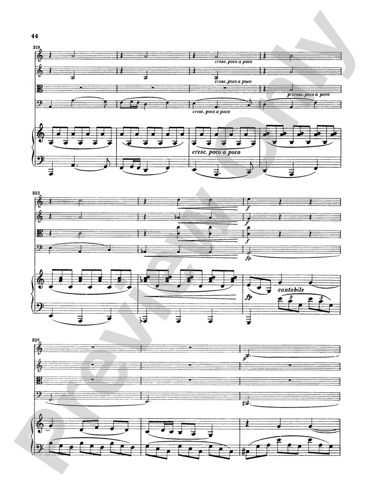 Borodin: Quintet in C Minor: String Quintet Book