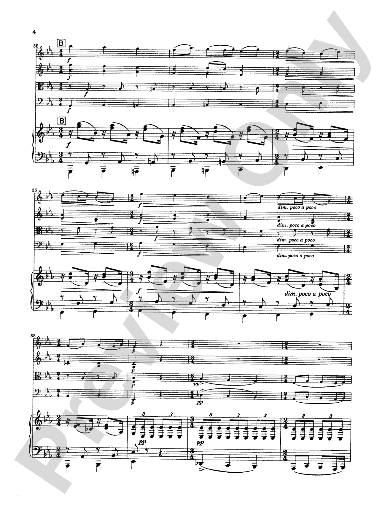 Borodin: Quintet in C Minor: String Quintet Book