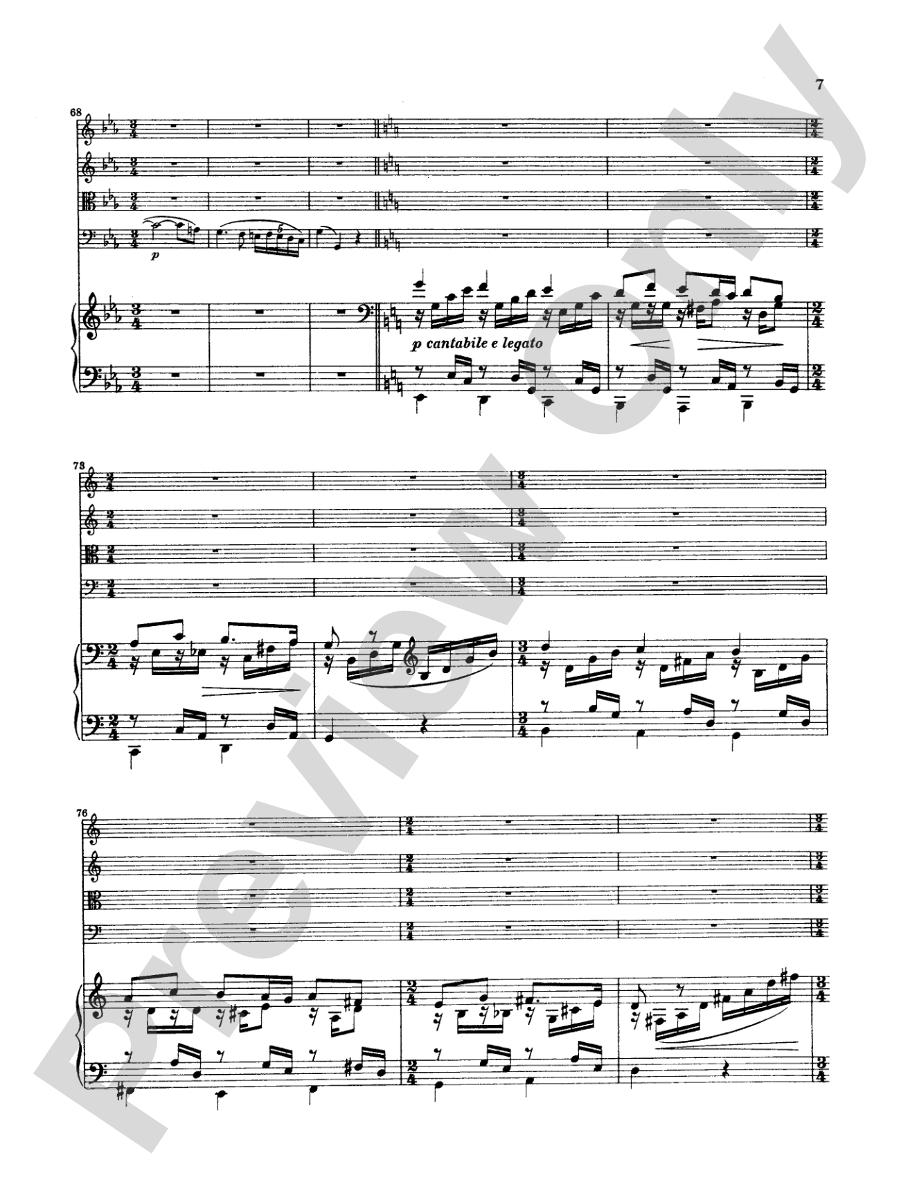 Borodin: Quintet in C Minor: String Quintet Book