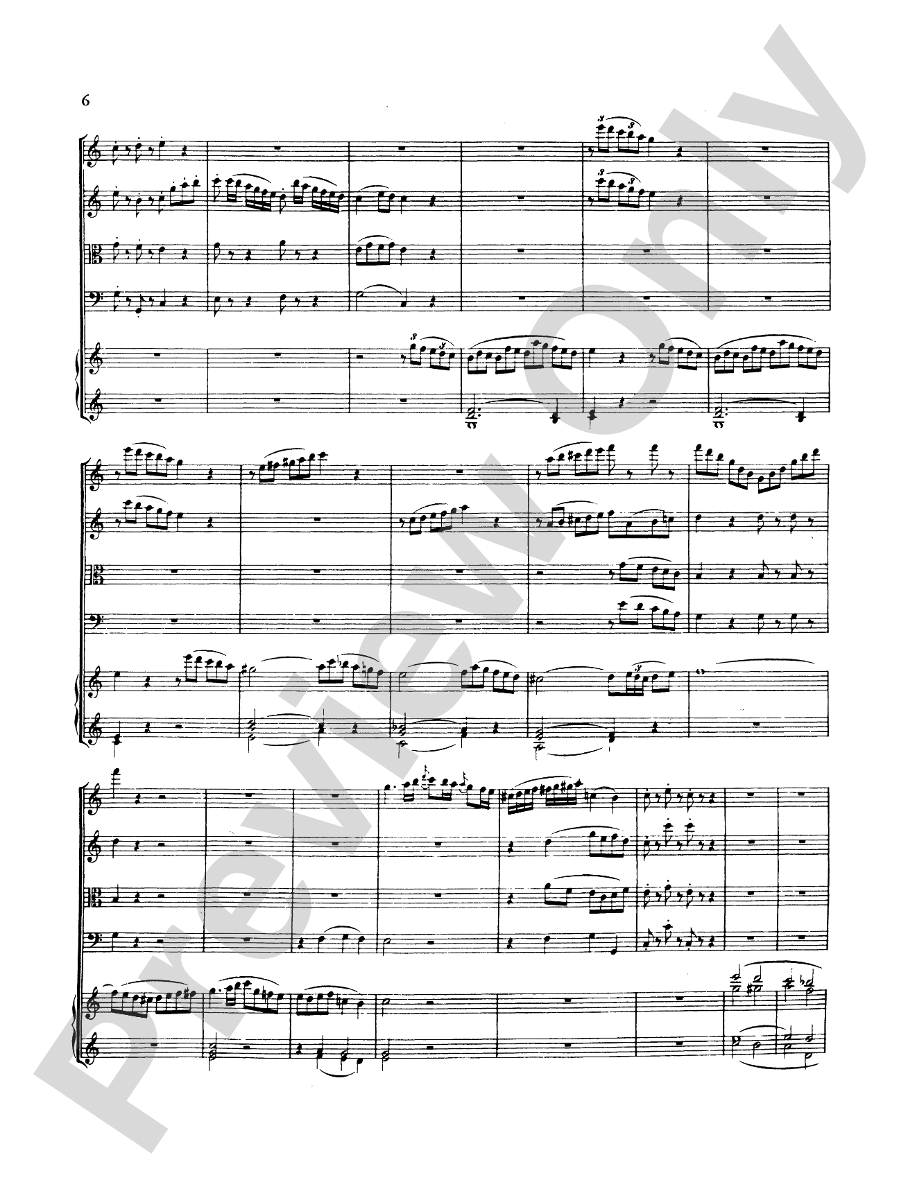 Mozart: Adagio and Rondo, in C Minor (K. 617): Chamber Quintet Score & Parts