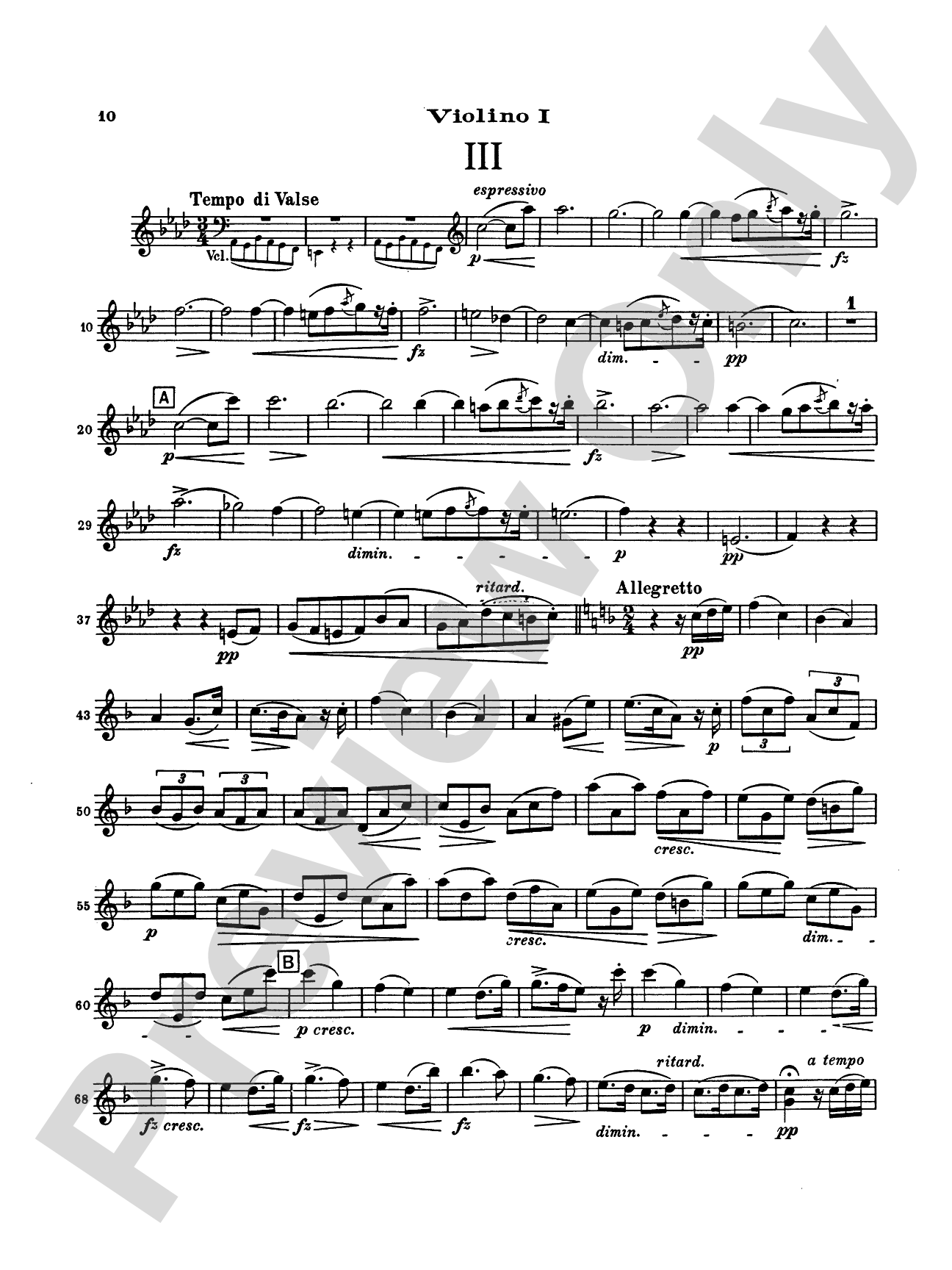 Dvorák: Quartet in F Minor, Op. 9: String Quartet Book