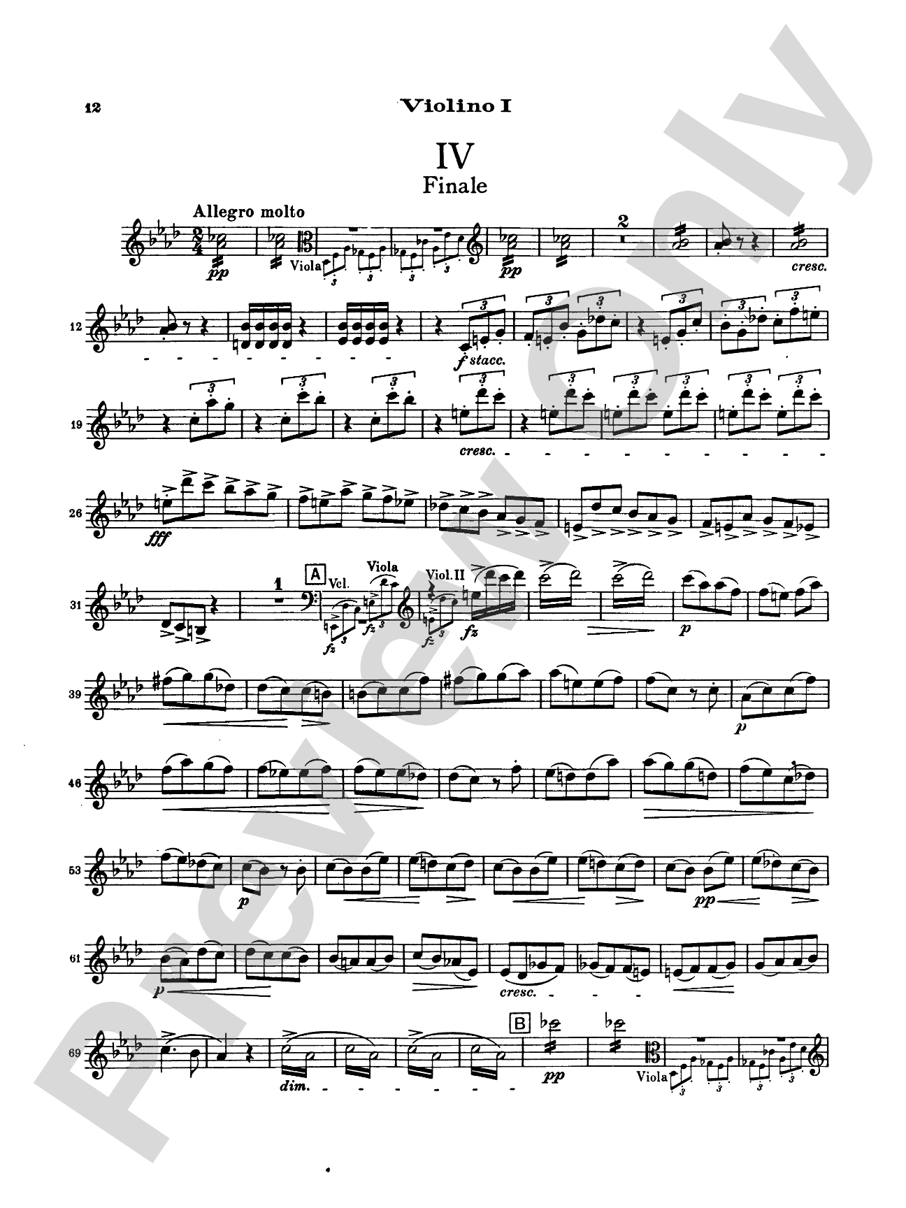Dvorák: Quartet in F Minor, Op. 9: String Quartet Book