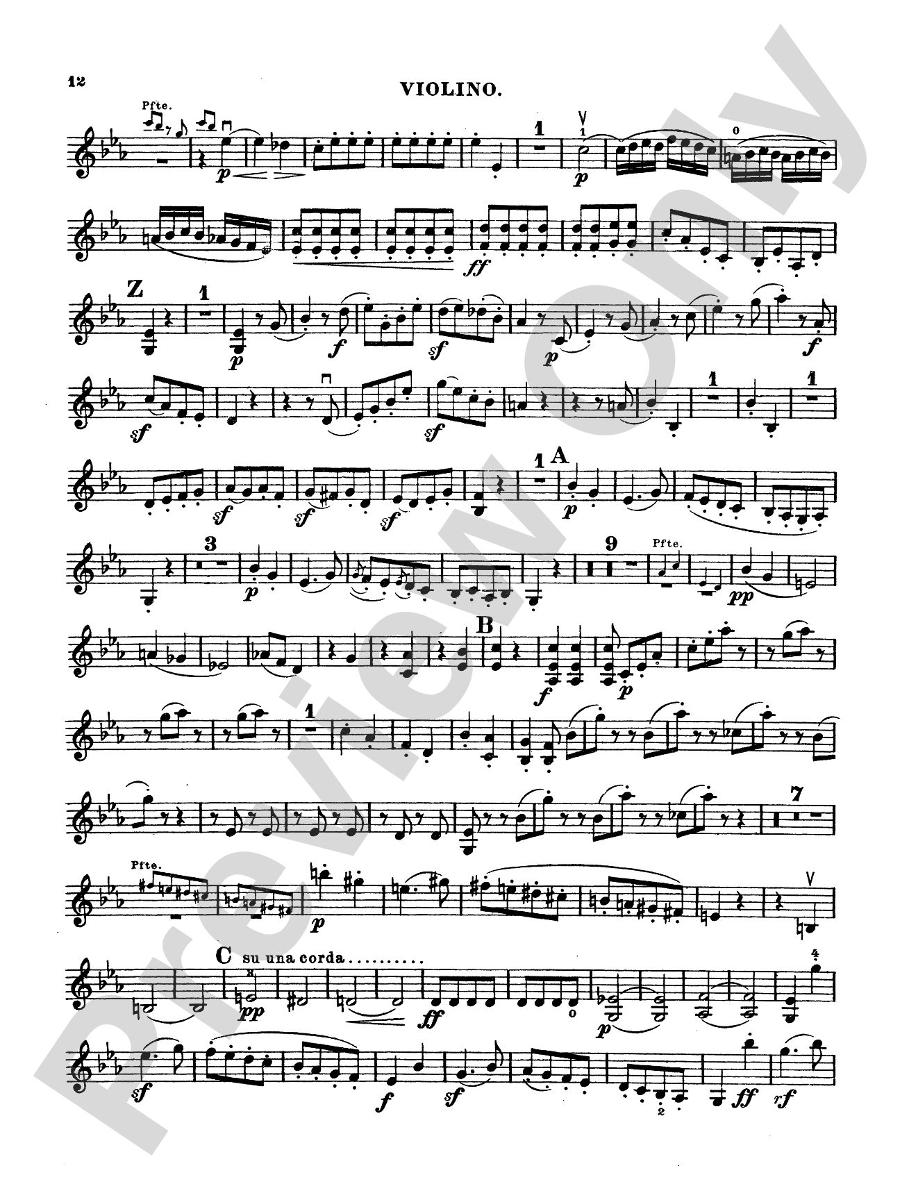 Beethoven: Trio No. 1, Op. 1, No. 1, in E flat Major (for piano, violin, and cello): Chamber Trio Book