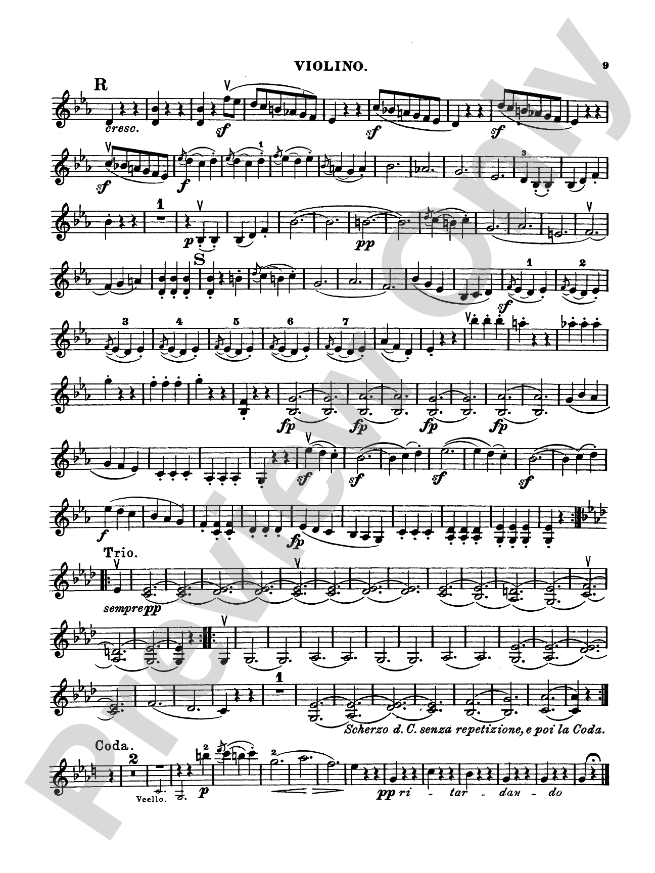 Beethoven: Trio No. 1, Op. 1, No. 1, in E flat Major (for piano, violin, and cello): Chamber Trio Book