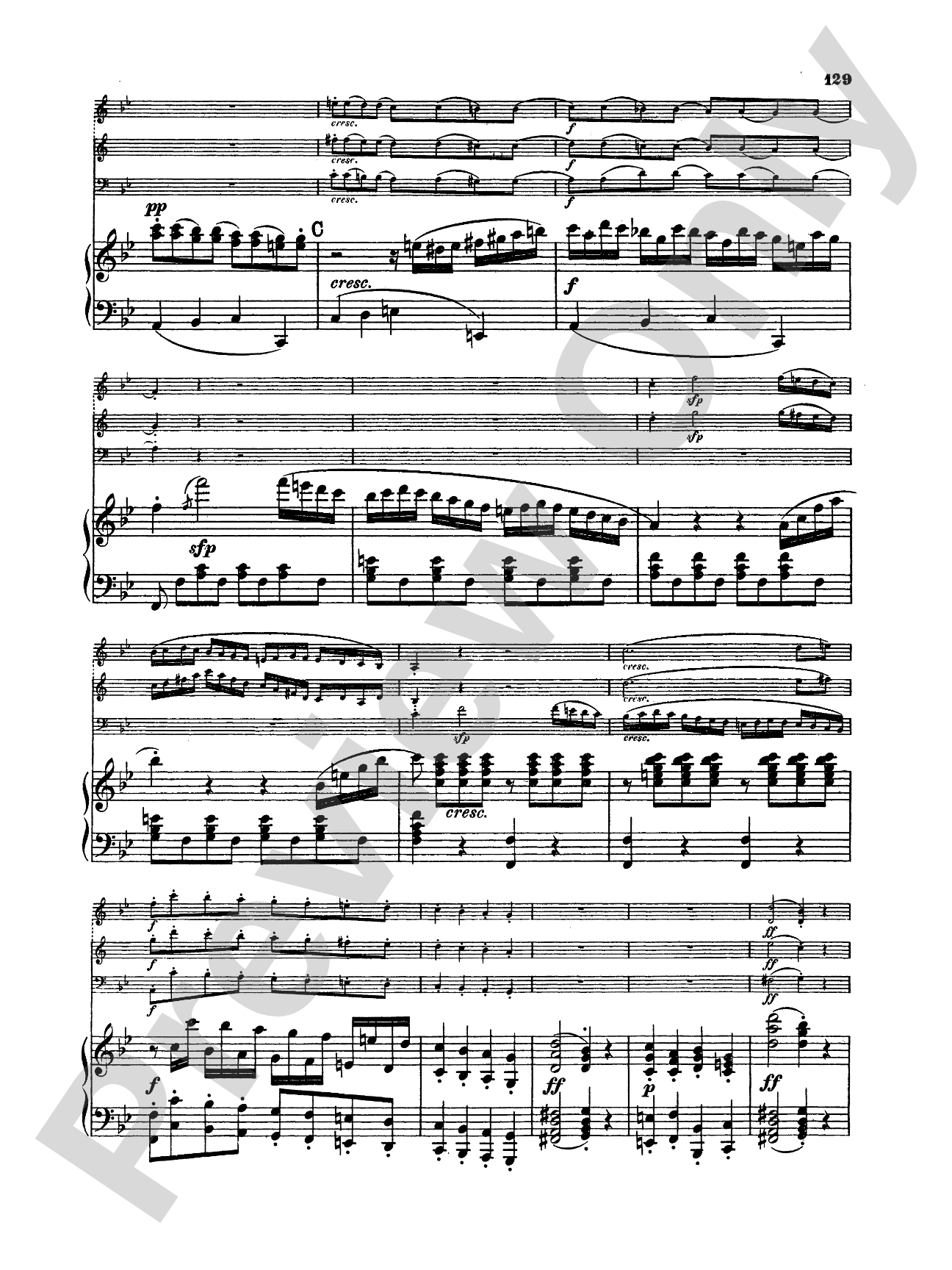 Beethoven: Trio No. 4, Op. 11, in B flat Major (for piano, violin, and cello)