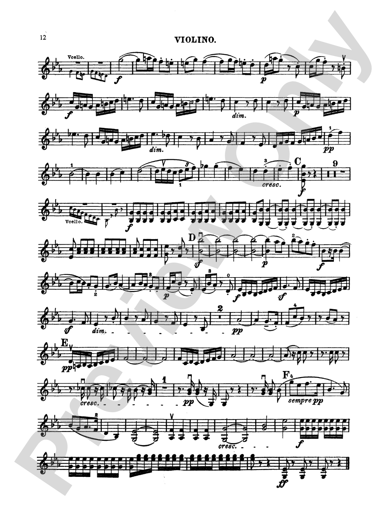 Beethoven: Trio No. 6, in E flat Major, Op. 70, No. 2 (for piano, violin, and cello): Chamber Trio Book