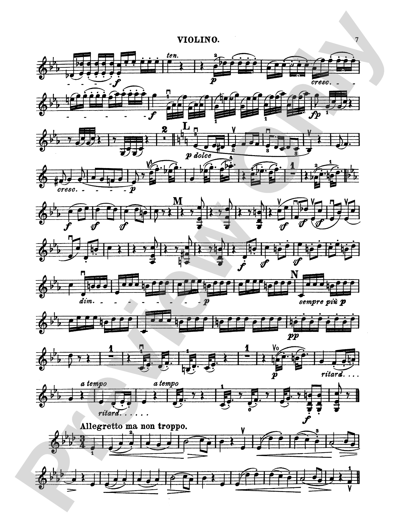 Beethoven: Trio No. 6, in E flat Major, Op. 70, No. 2 (for piano, violin, and cello): Chamber Trio Book