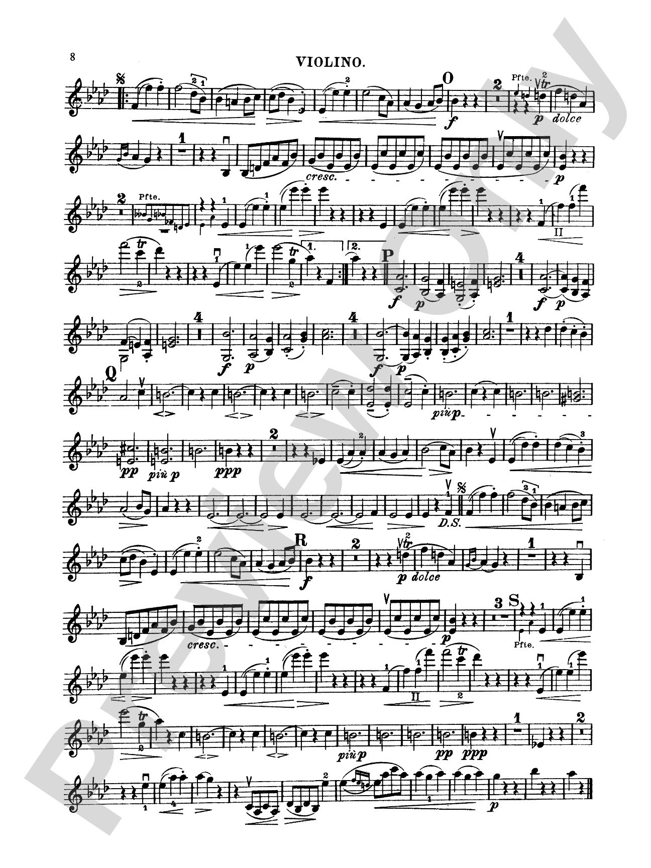 Beethoven: Trio No. 6, in E flat Major, Op. 70, No. 2 (for piano, violin, and cello): Chamber Trio Book