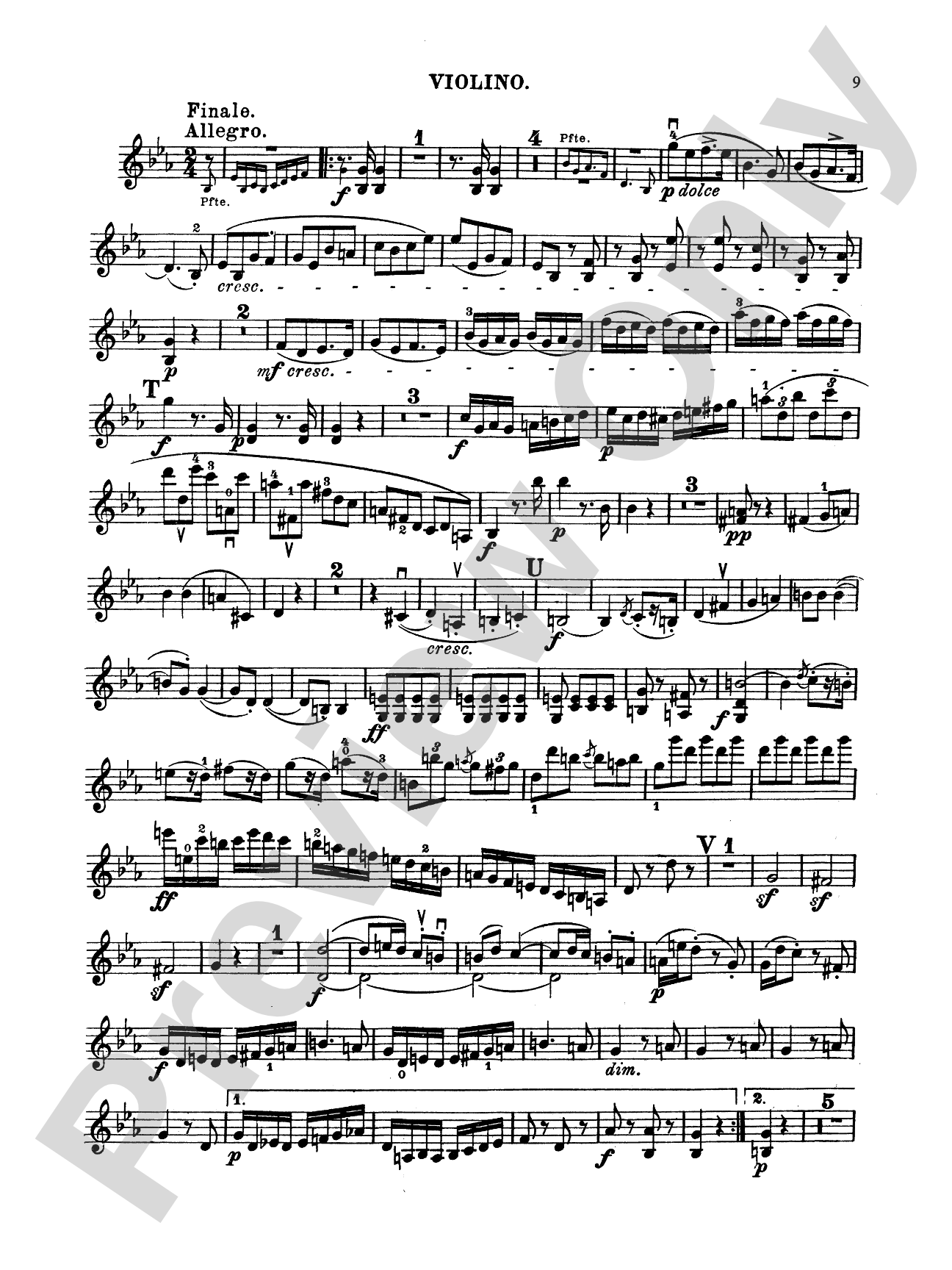Beethoven: Trio No. 6, in E flat Major, Op. 70, No. 2 (for piano, violin, and cello): Chamber Trio Book