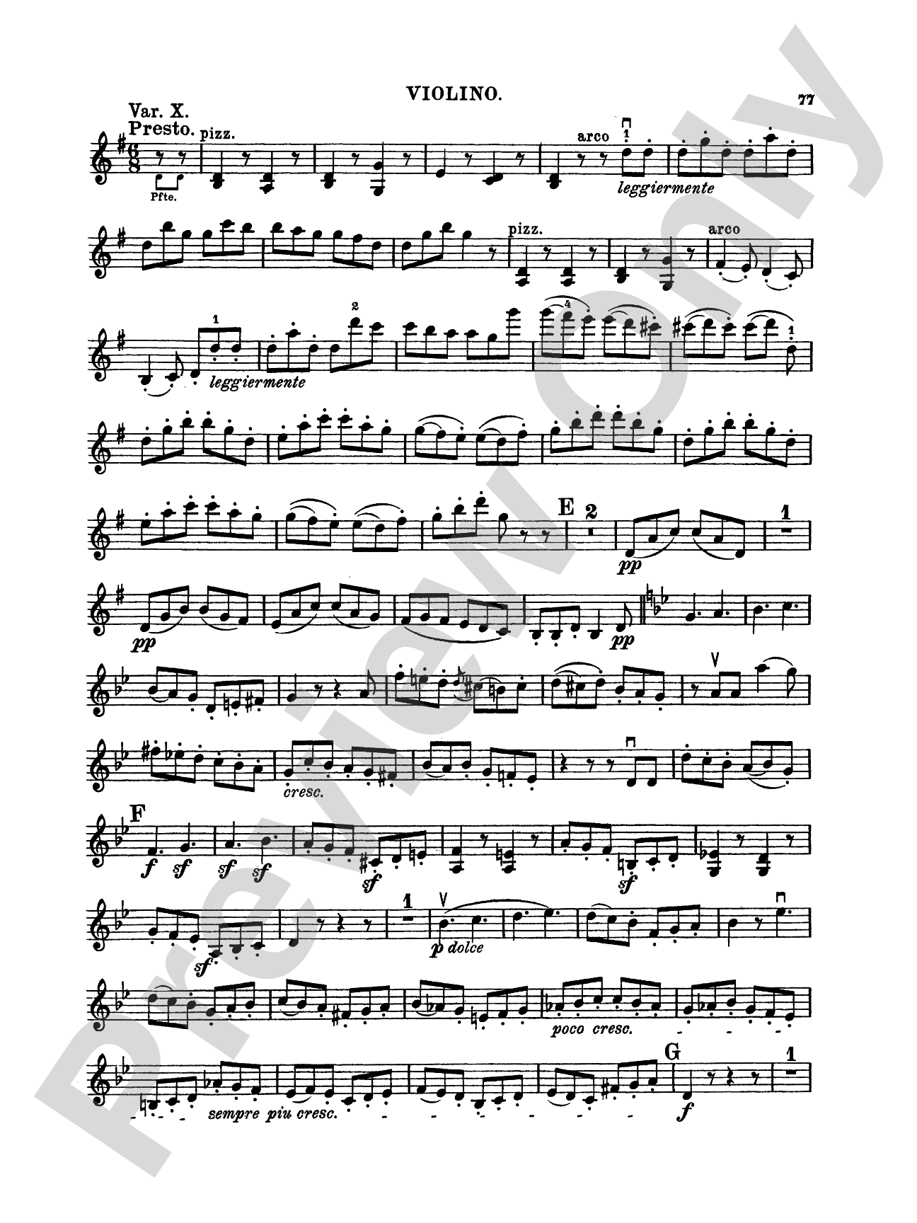 Beethoven: Trio No. 11, Op. 121a, in G Major (for piano, violin, and cello): Chamber Trio Book