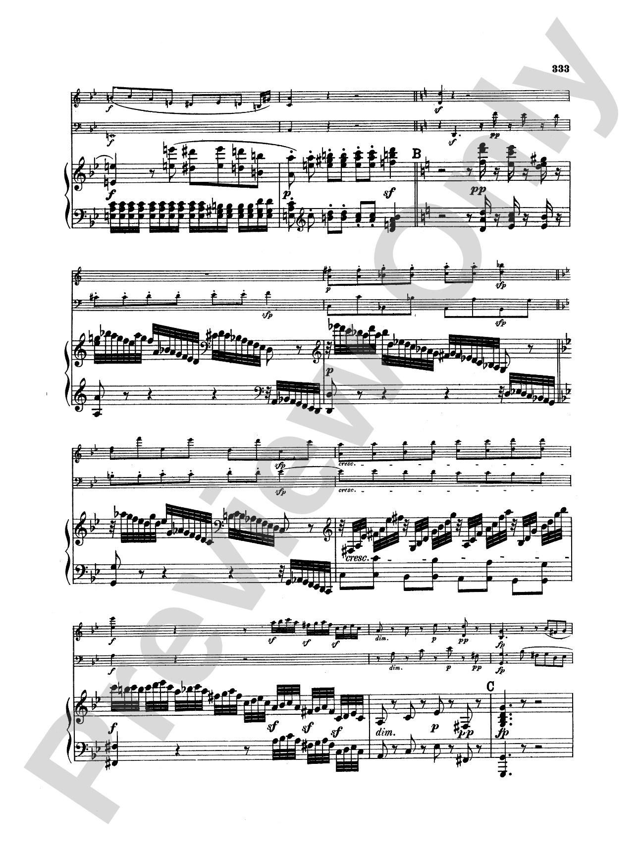 Beethoven: Trio No. 11, Op. 121a, in G Major (for piano, violin, and cello)