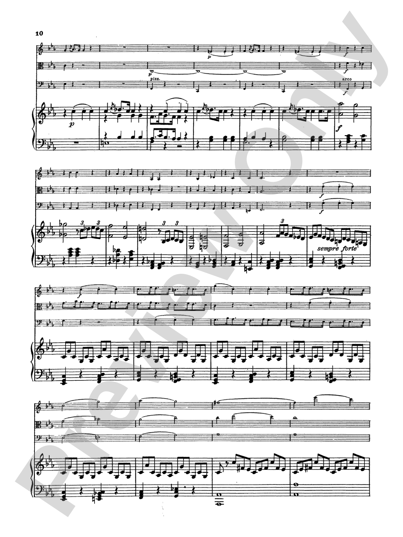 Mendelssohn: Piano Quartet No. 1 in C Minor, Op. 1: Chamber Quartet Book