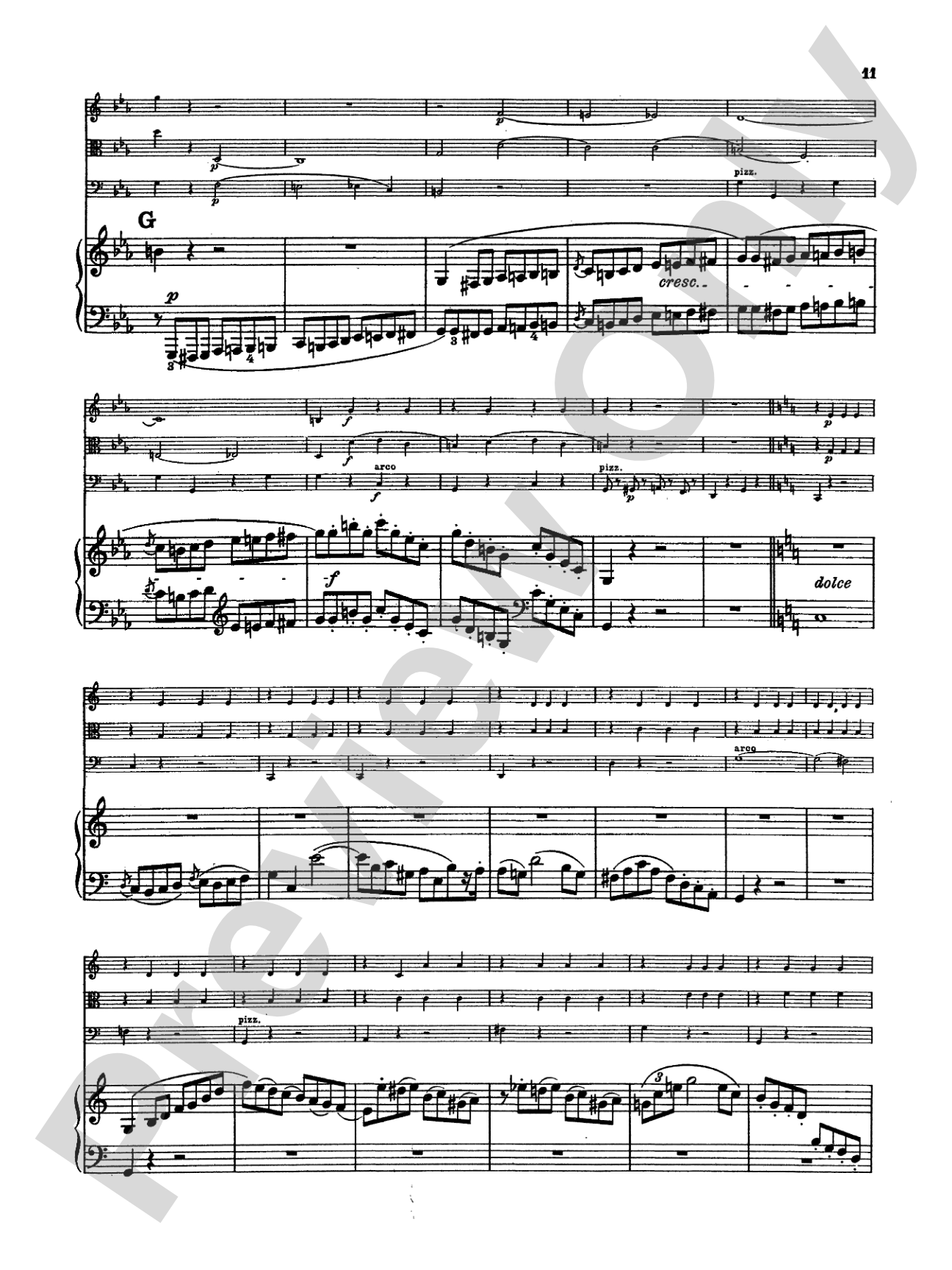Mendelssohn: Piano Quartet No. 1 in C Minor, Op. 1: Chamber Quartet Book