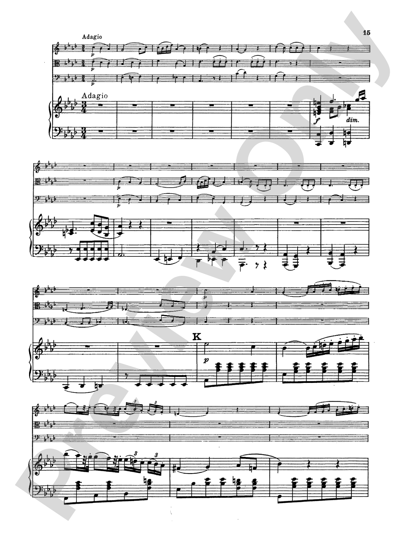 Mendelssohn: Piano Quartet No. 1 in C Minor, Op. 1: Chamber Quartet Book