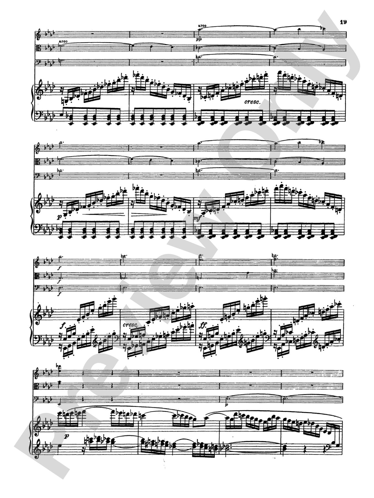 Mendelssohn: Piano Quartet No. 1 in C Minor, Op. 1: Chamber Quartet Book