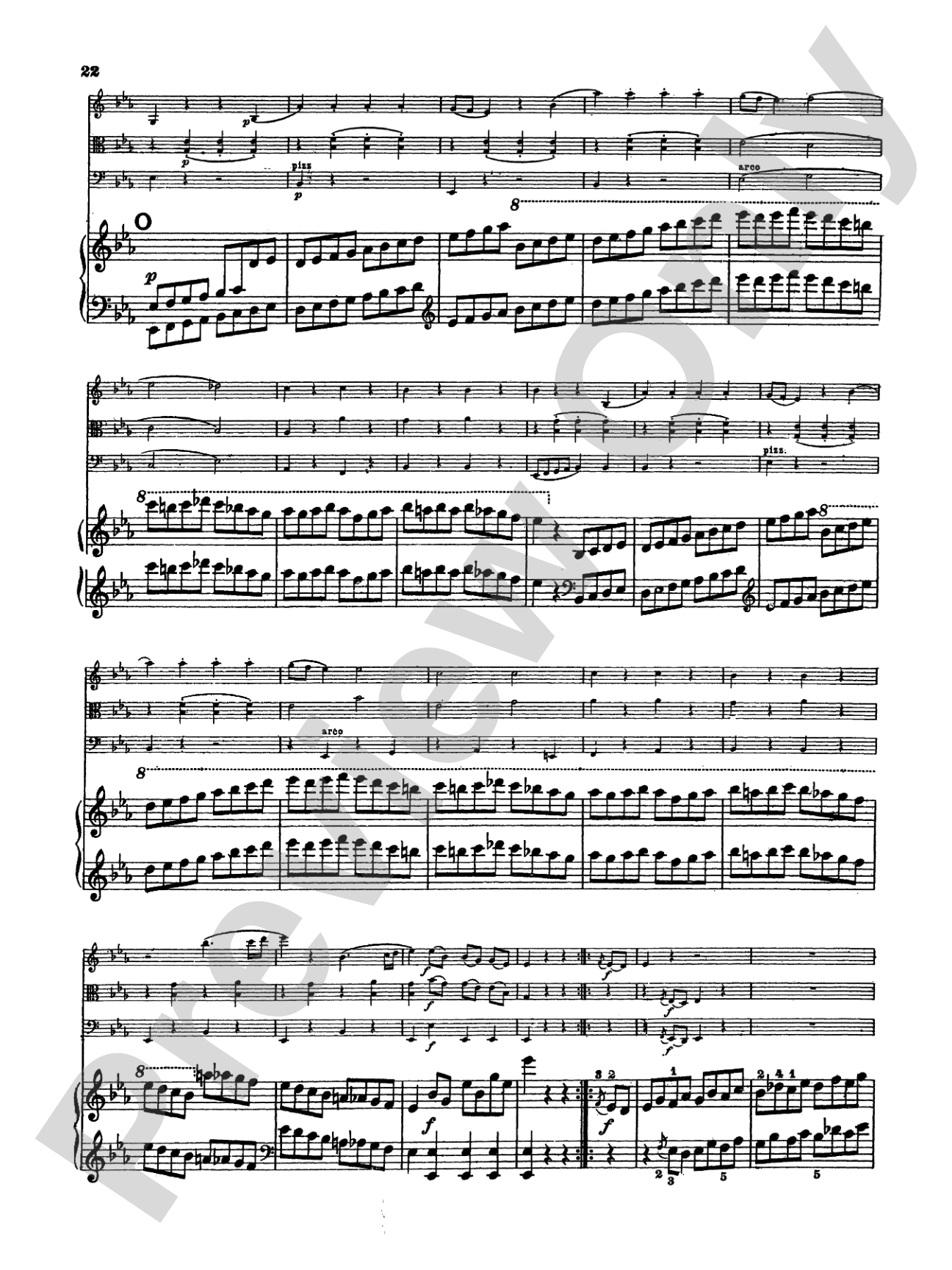 Mendelssohn: Piano Quartet No. 1 in C Minor, Op. 1: Chamber Quartet Book