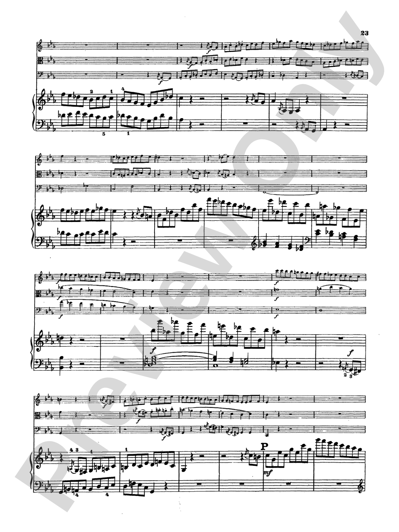 Mendelssohn: Piano Quartet No. 1 in C Minor, Op. 1: Chamber Quartet Book