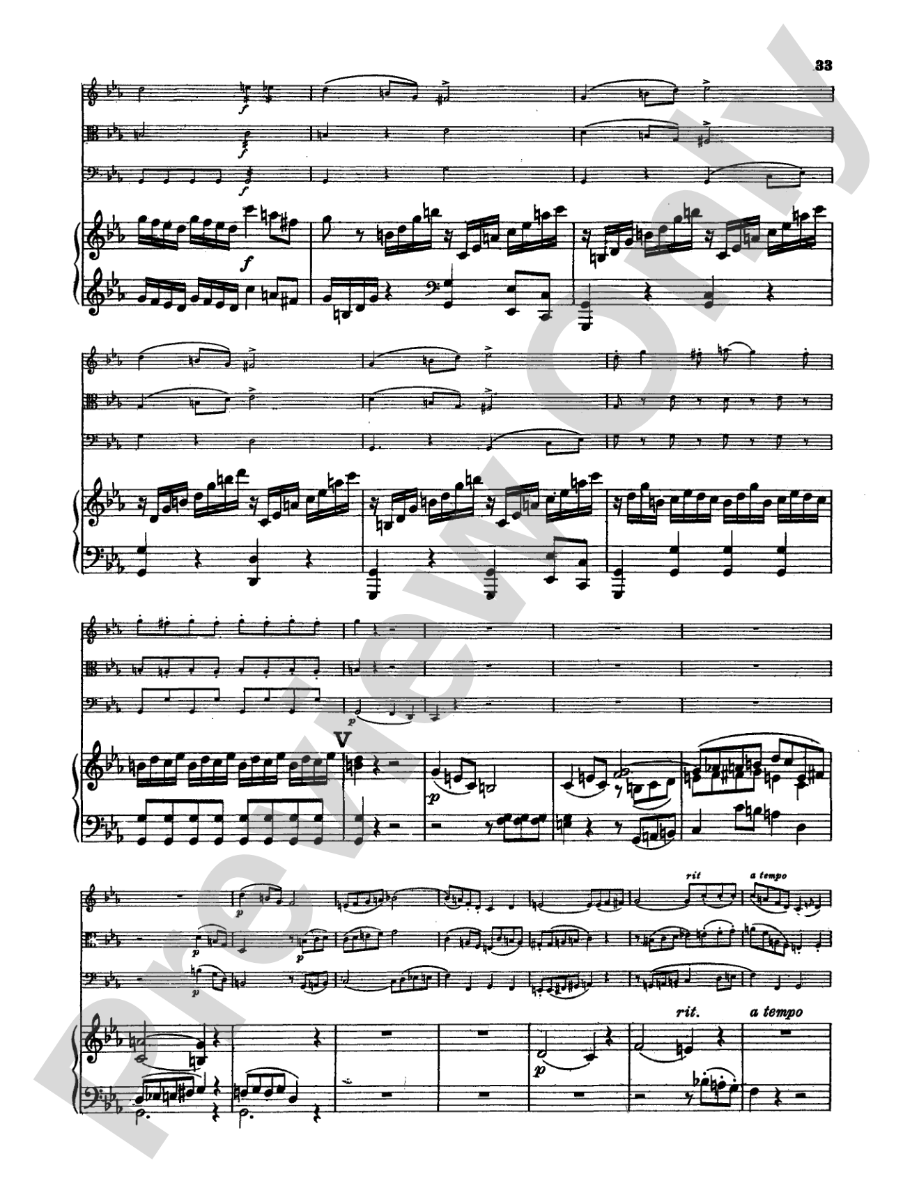 Mendelssohn: Piano Quartet No. 1 in C Minor, Op. 1: Chamber Quartet Book